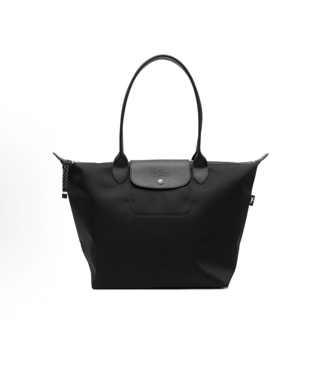 LONGCHAMP Черная сумка тоут, фото 9