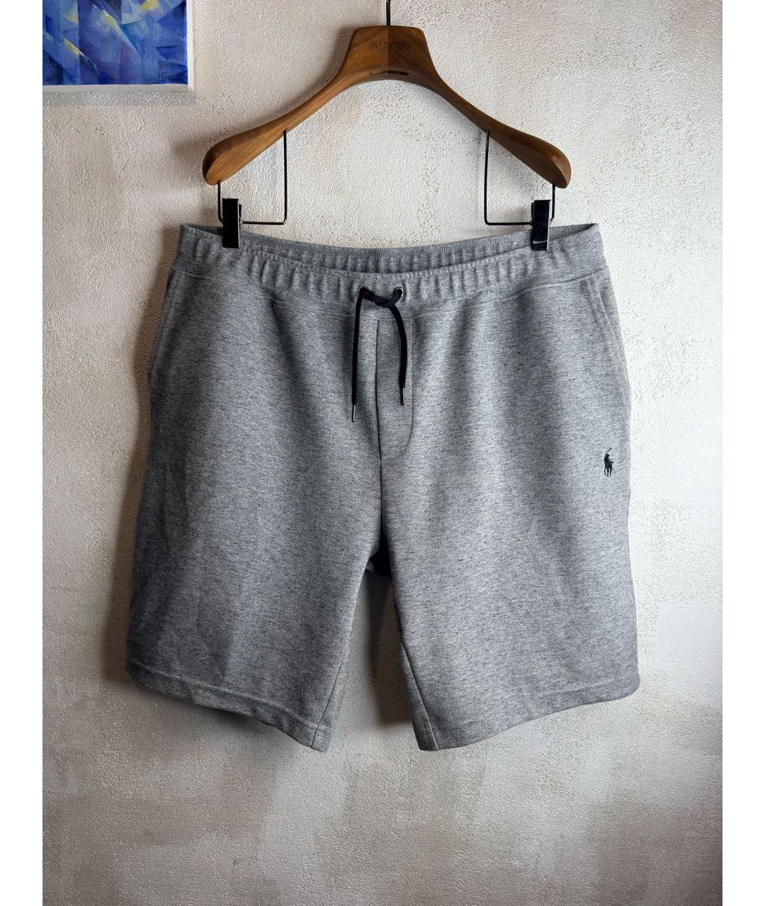 POLO RALPH LAUREN Серые полиэстеровые шорты, фото 9