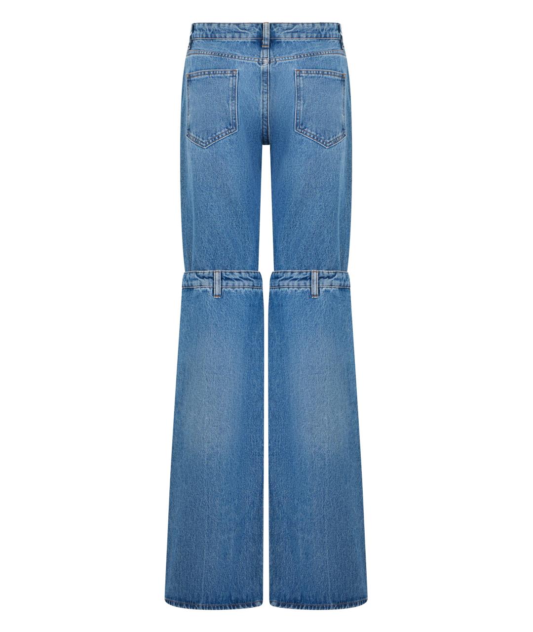 COPERNI Синие хлопковые джинсы клеш, фото 2