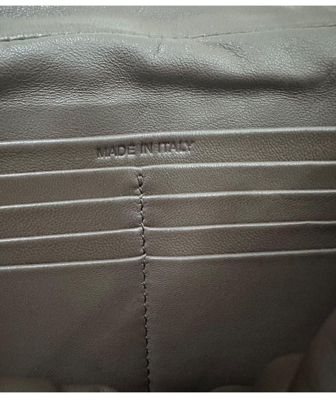 RICK OWENS Коричневая кожаная сумка через плечо, фото 7