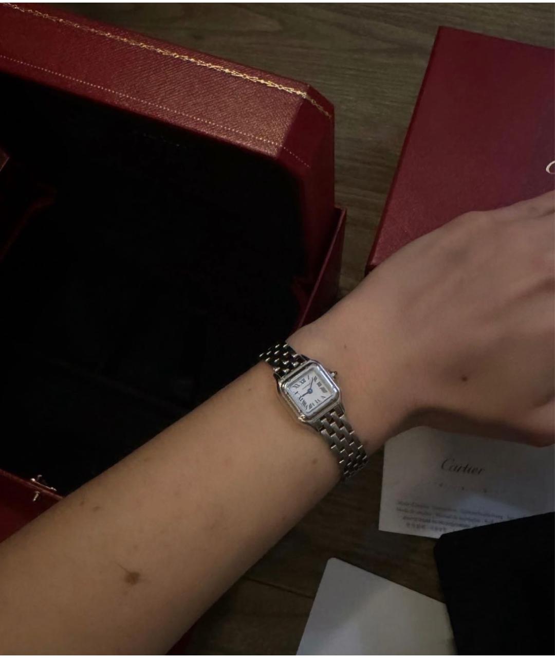 CARTIER Серебряные часы, фото 2