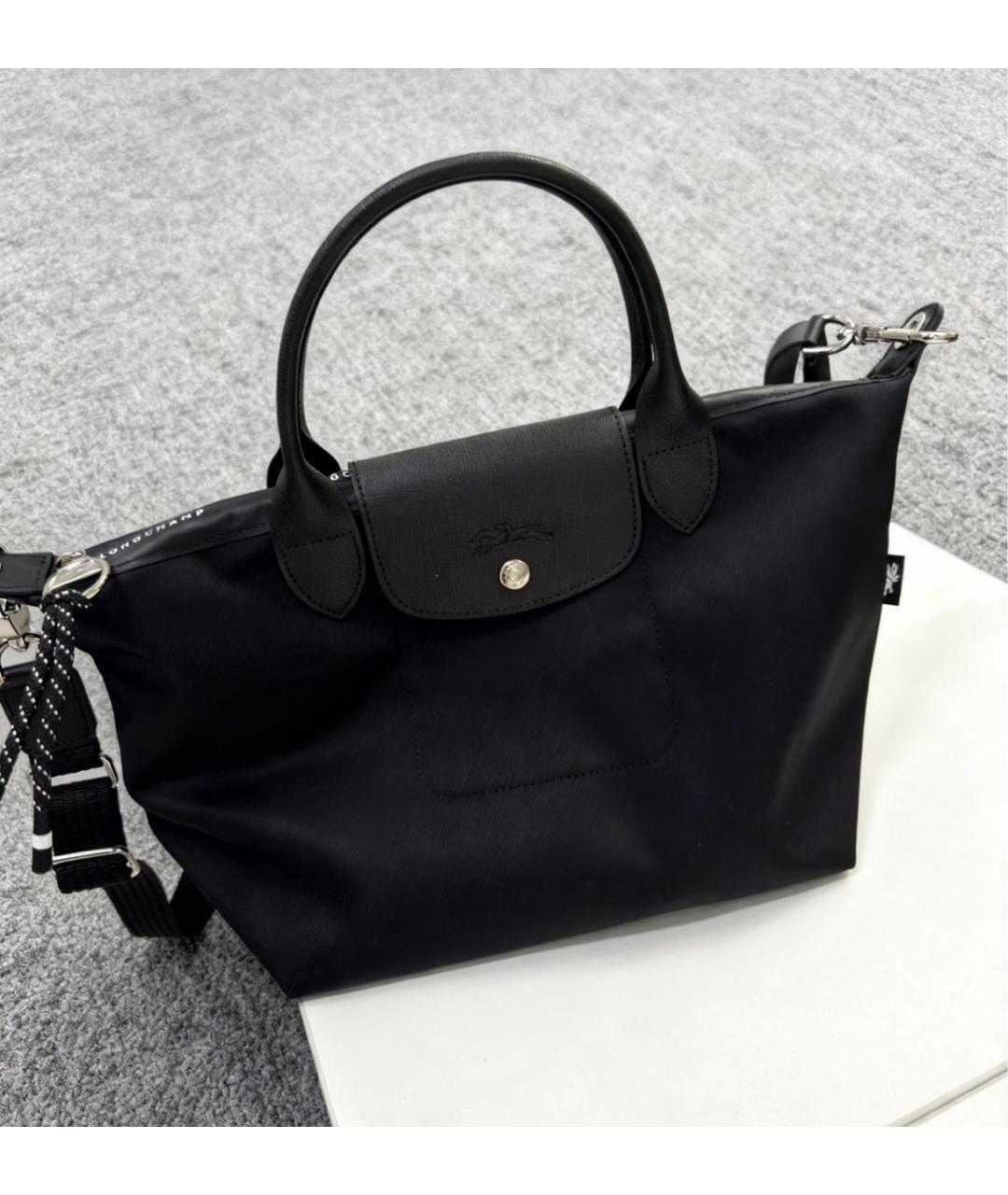 LONGCHAMP Черная сумка через плечо, фото 7