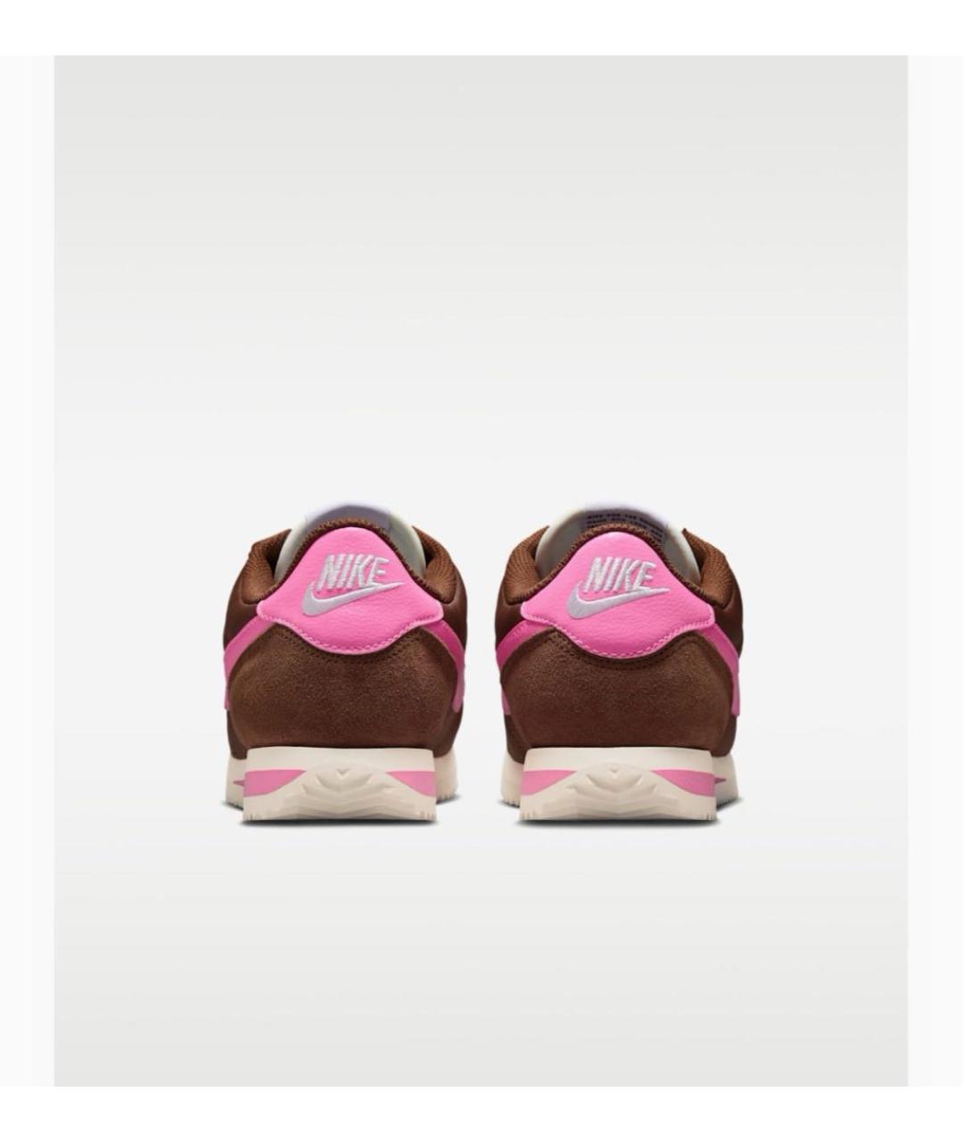 NIKE Коричневые текстильные кроссовки, фото 4