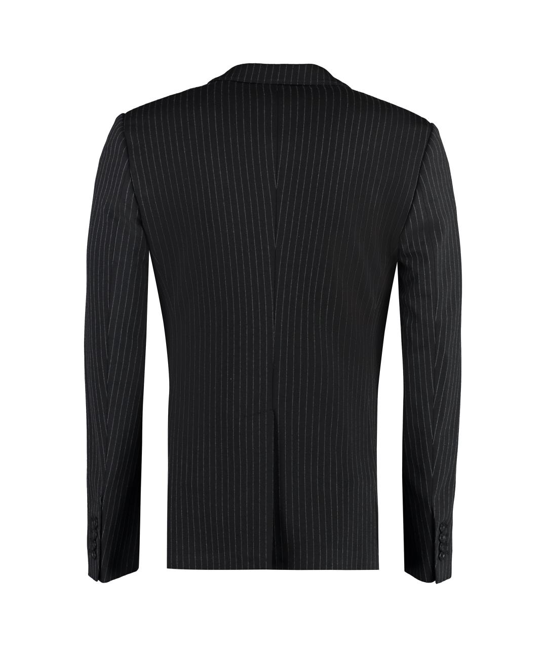 DOLCE&GABBANA Черный вискозный пиджак, фото 2