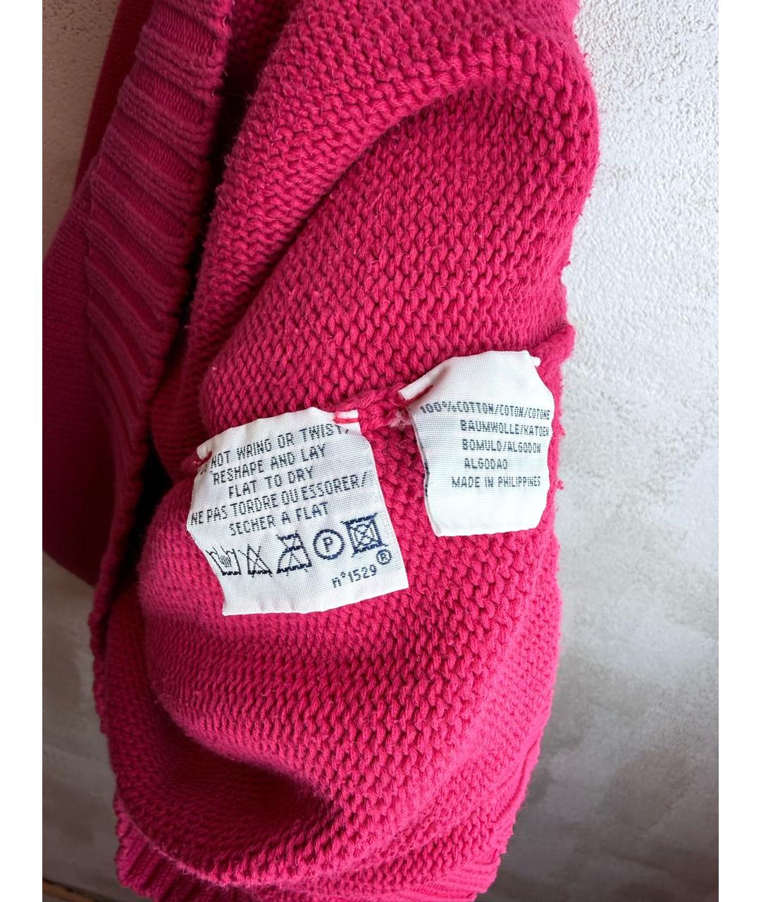POLO RALPH LAUREN Коралловый хлопковый джемпер / свитер, фото 7