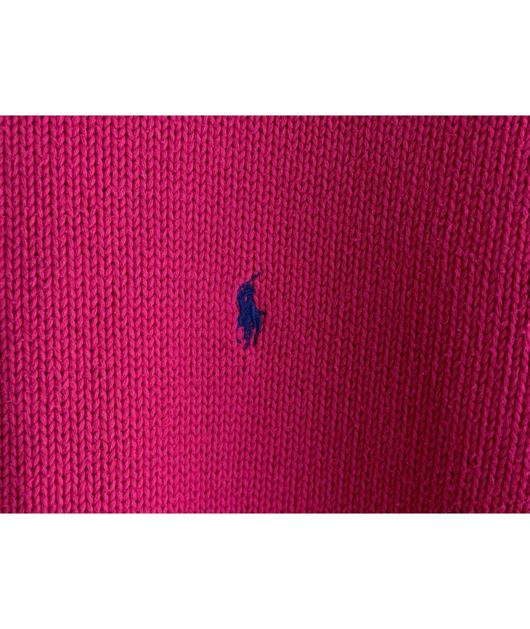 POLO RALPH LAUREN Коралловый хлопковый джемпер / свитер, фото 4