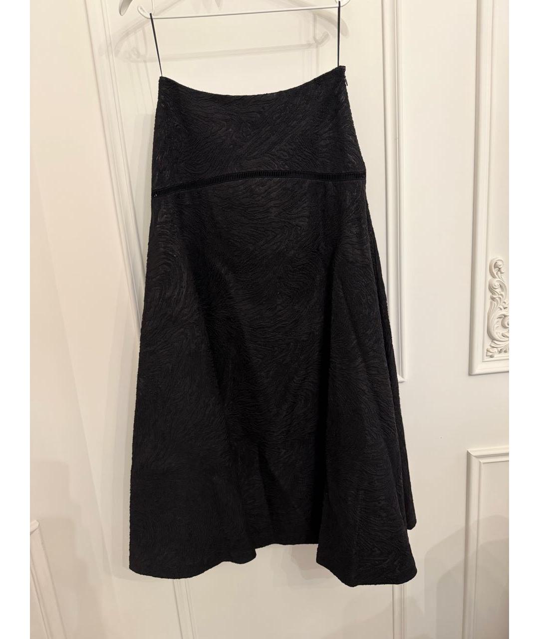 LANVIN Черная юбка макси, фото 5