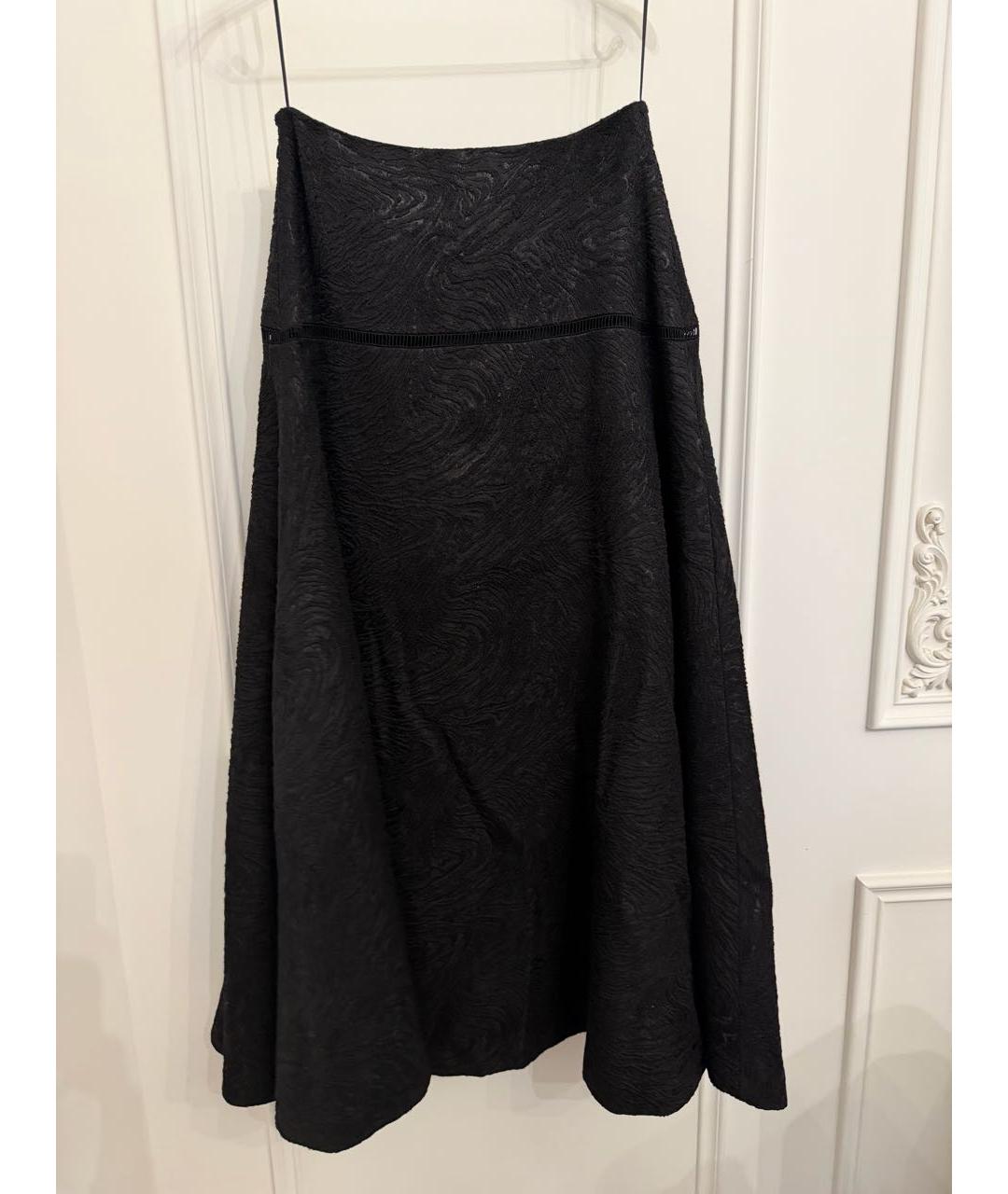 LANVIN Черная юбка макси, фото 2