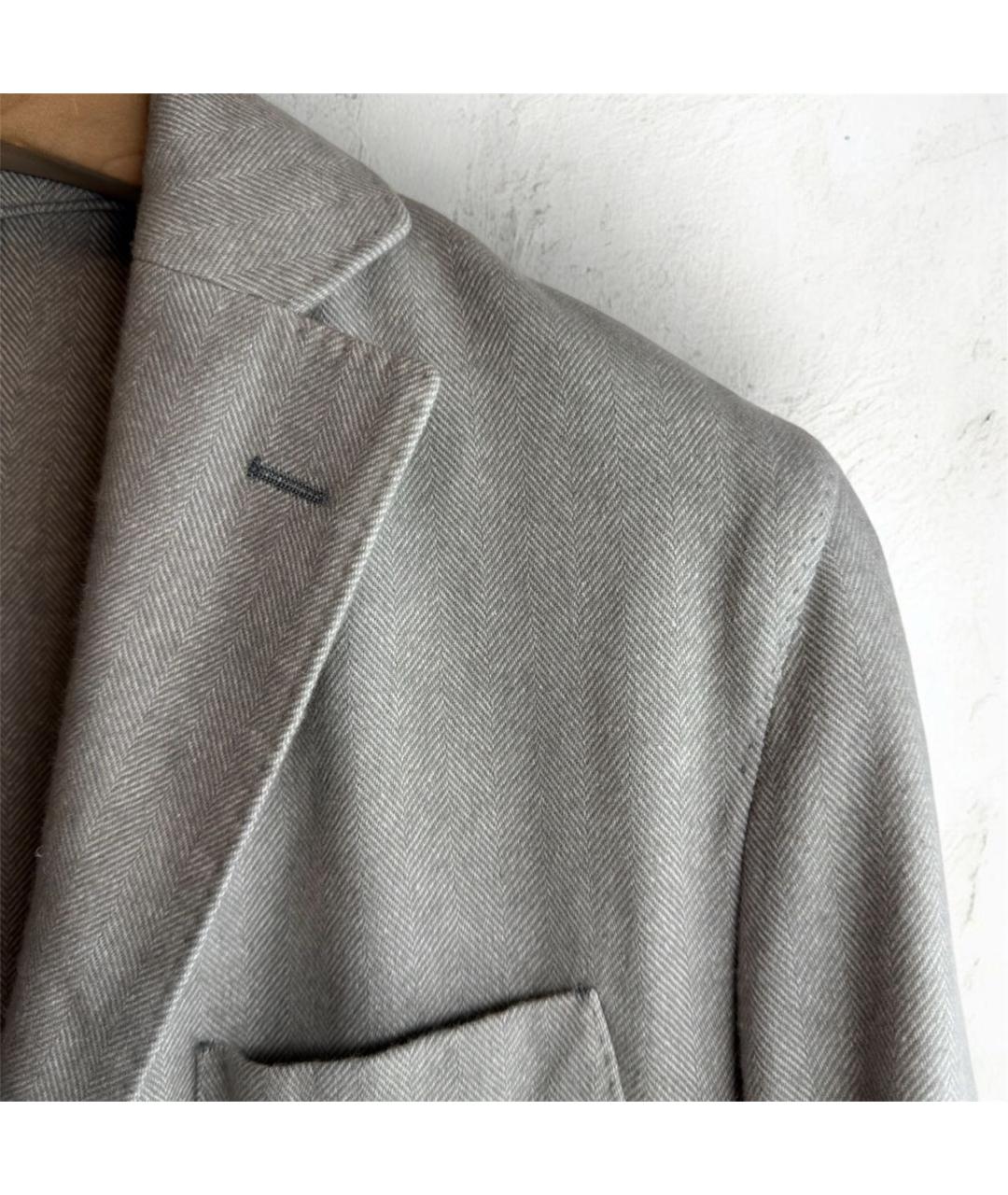 L.B.M. 1911 Бежевый шерстяной пиджак, фото 2