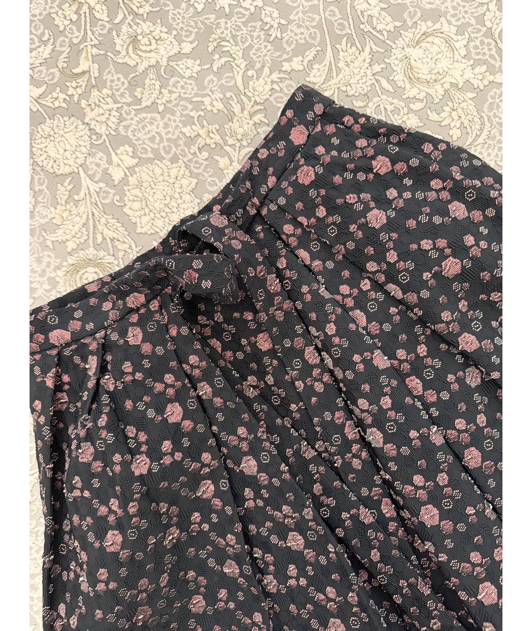 DRIES VAN NOTEN Мульти полиэстеровая юбка миди, фото 2