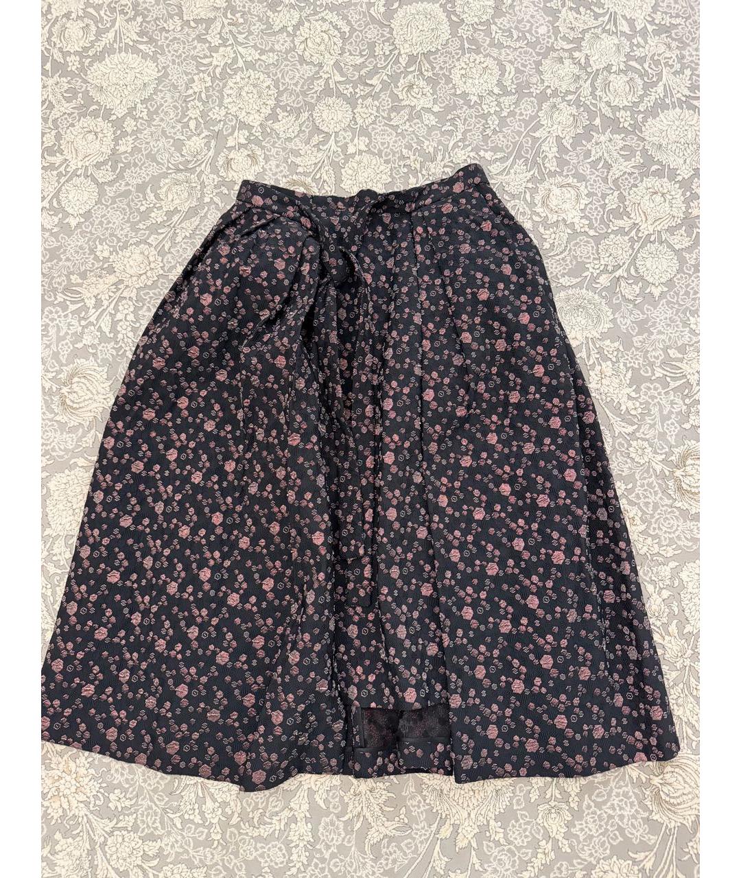 DRIES VAN NOTEN Мульти полиэстеровая юбка миди, фото 5