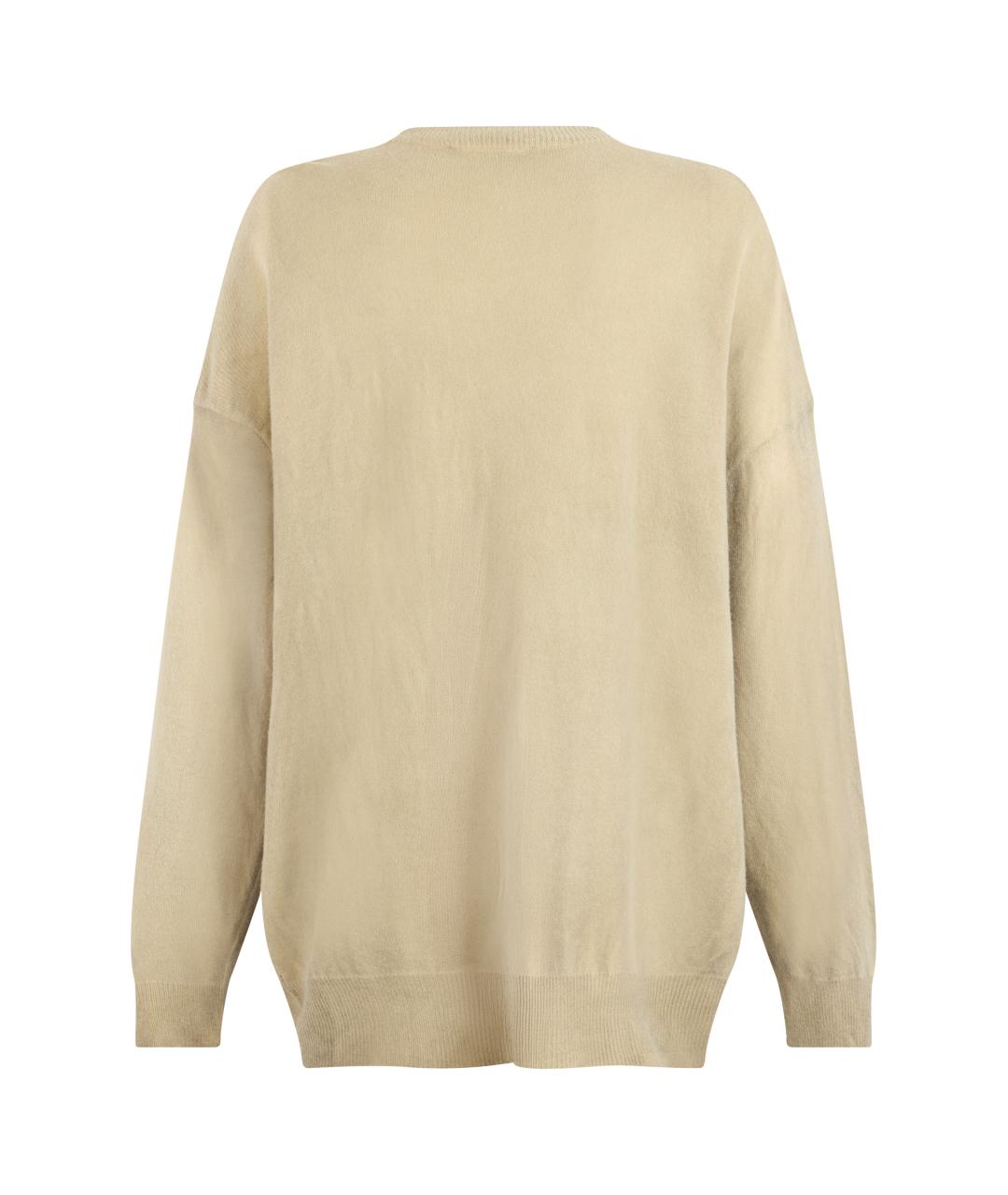 OUR LEGACY Бежевый шерстяной джемпер / свитер, фото 2