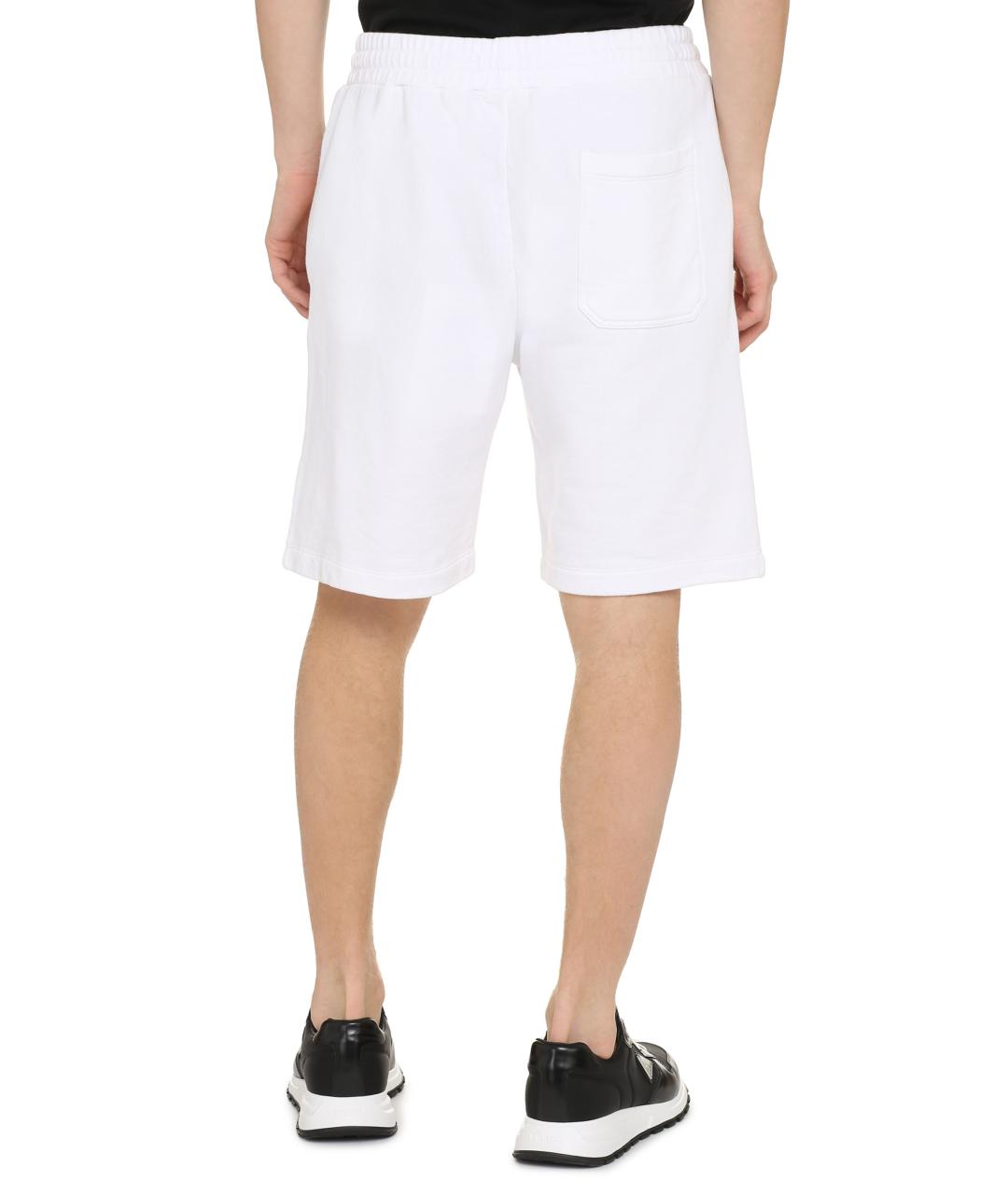 GOLDEN GOOSE DELUXE BRAND Белые хлопковые шорты, фото 4