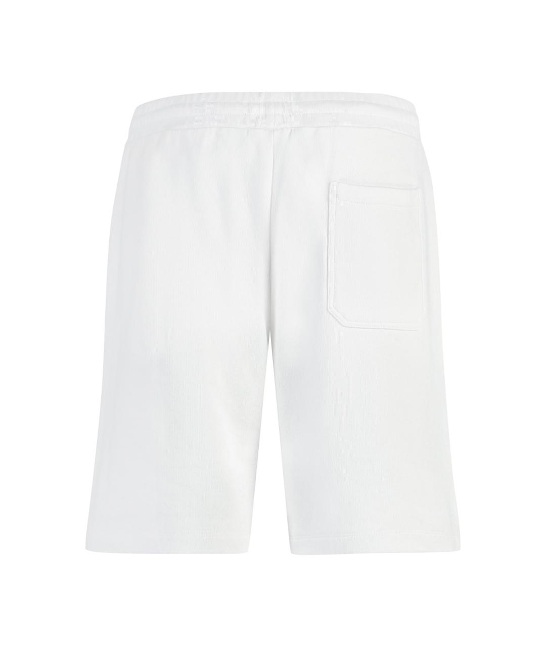 GOLDEN GOOSE DELUXE BRAND Белые хлопковые шорты, фото 2