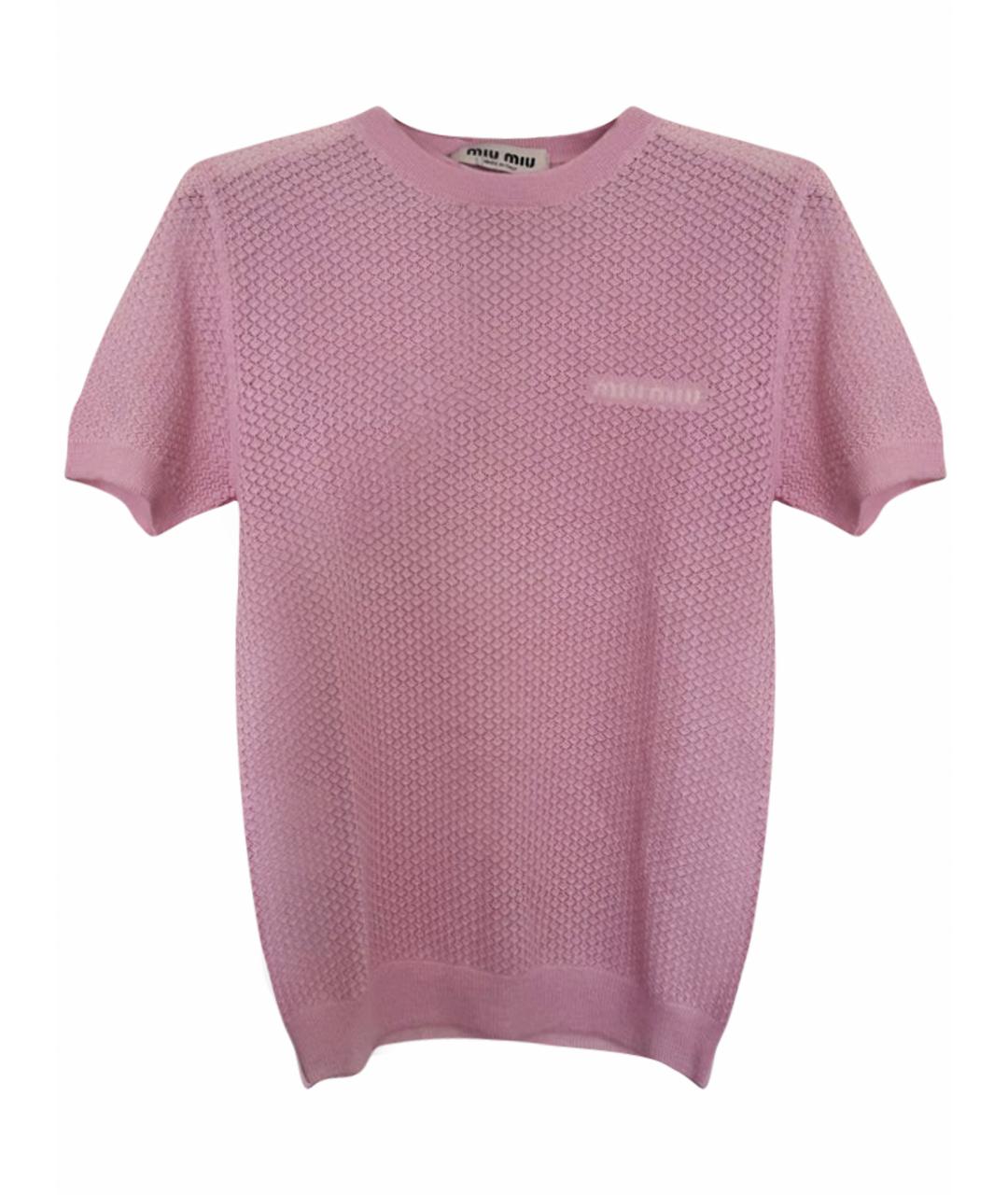MIU MIU Коралловый кашемировый джемпер / свитер, фото 1