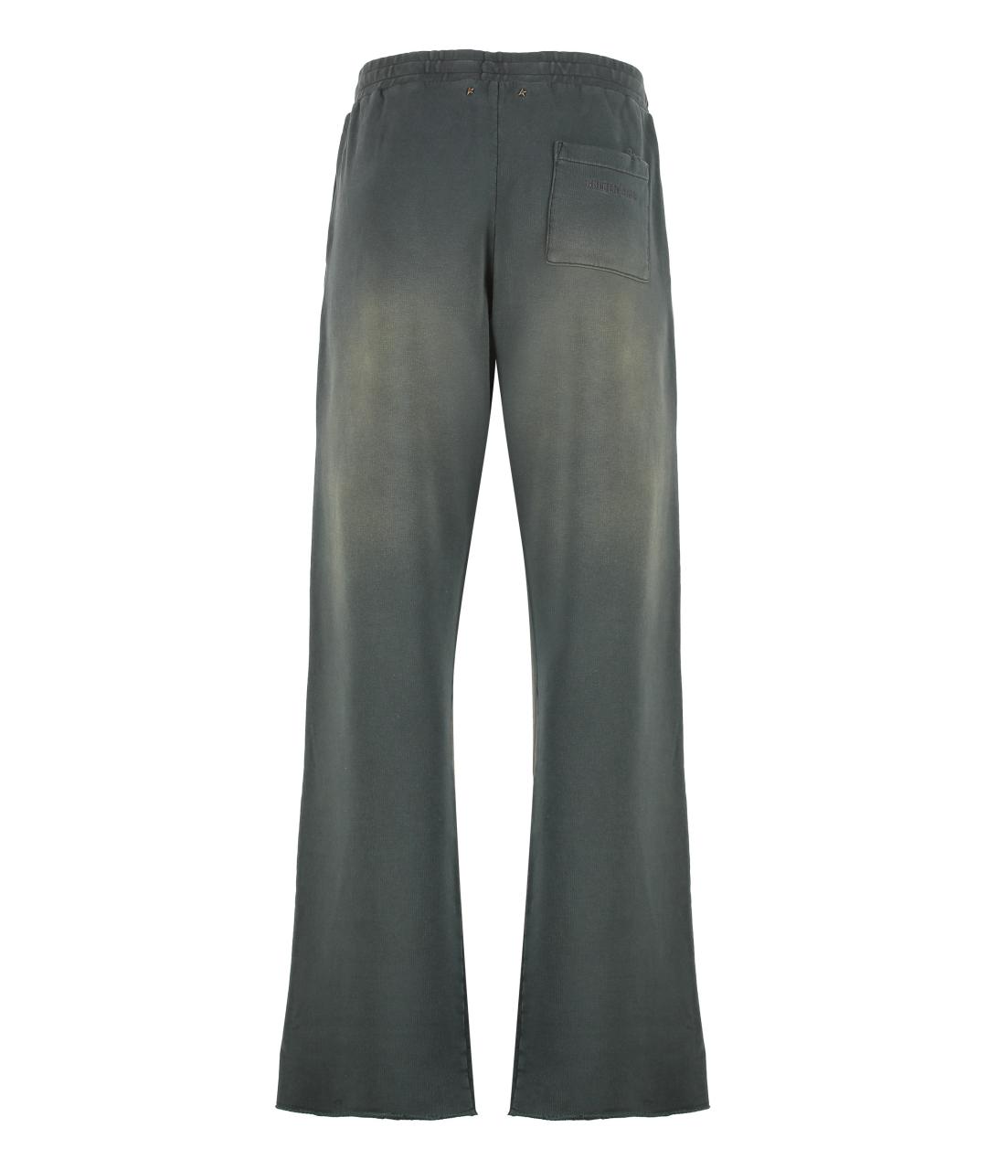 GOLDEN GOOSE DELUXE BRAND Серые хлопковые повседневные брюки, фото 2