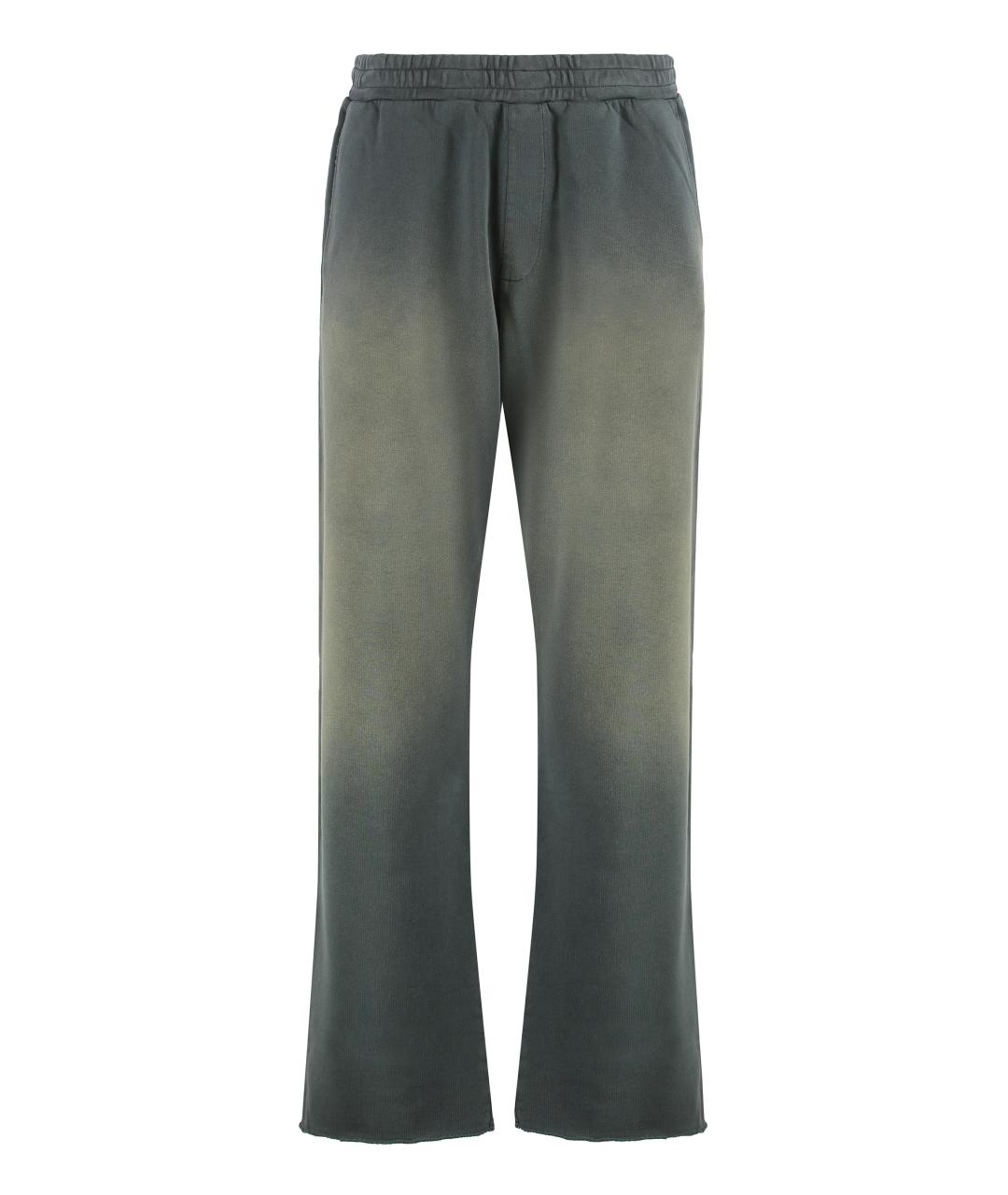 GOLDEN GOOSE DELUXE BRAND Серые хлопковые повседневные брюки, фото 1