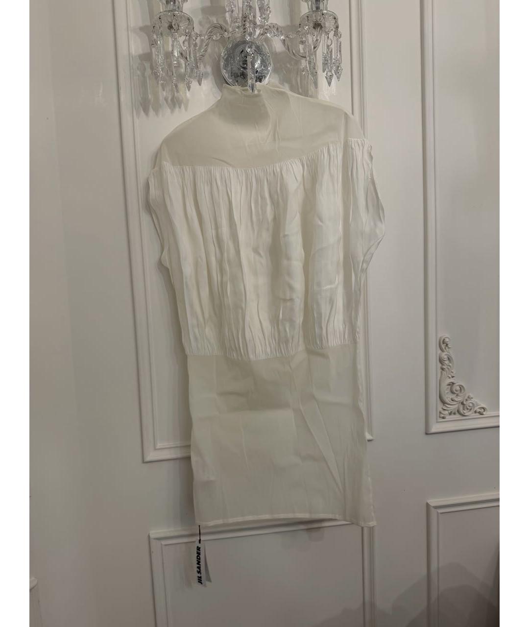 JIL SANDER Белая блузы, фото 2