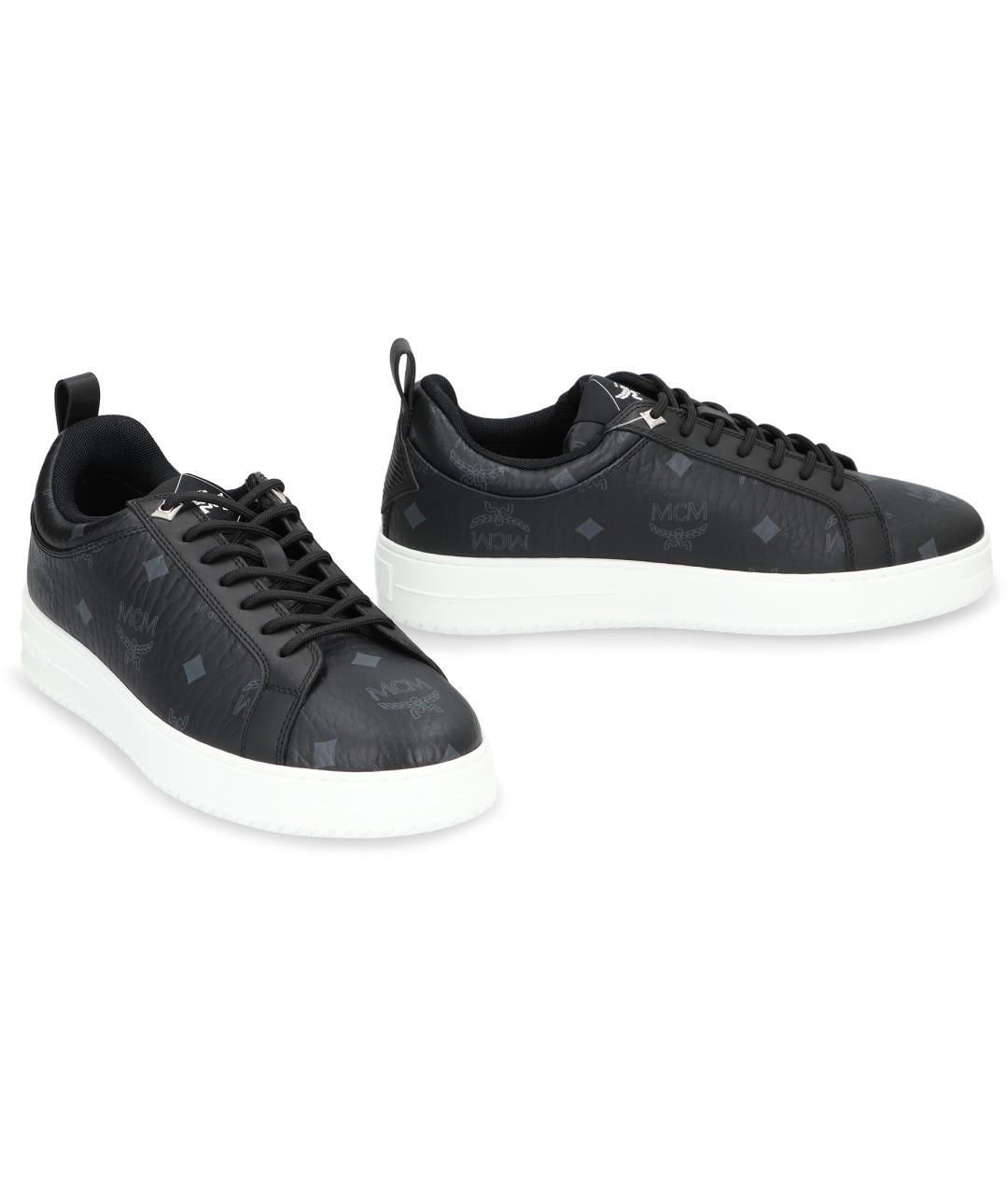 MCM Черные кеды, фото 3
