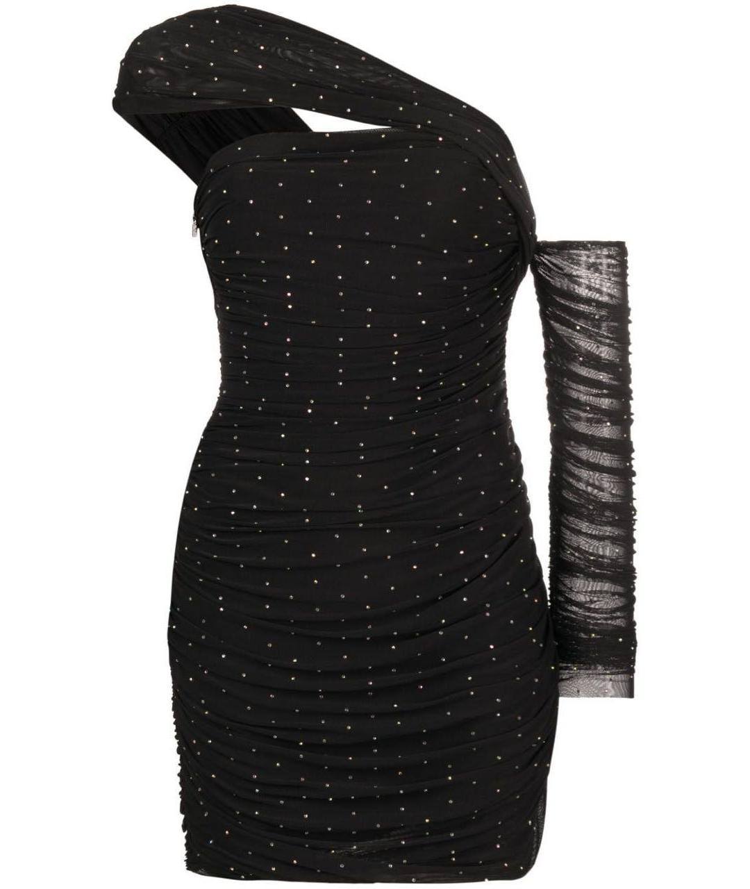 ROTATE Черное коктейльное платье, фото 9