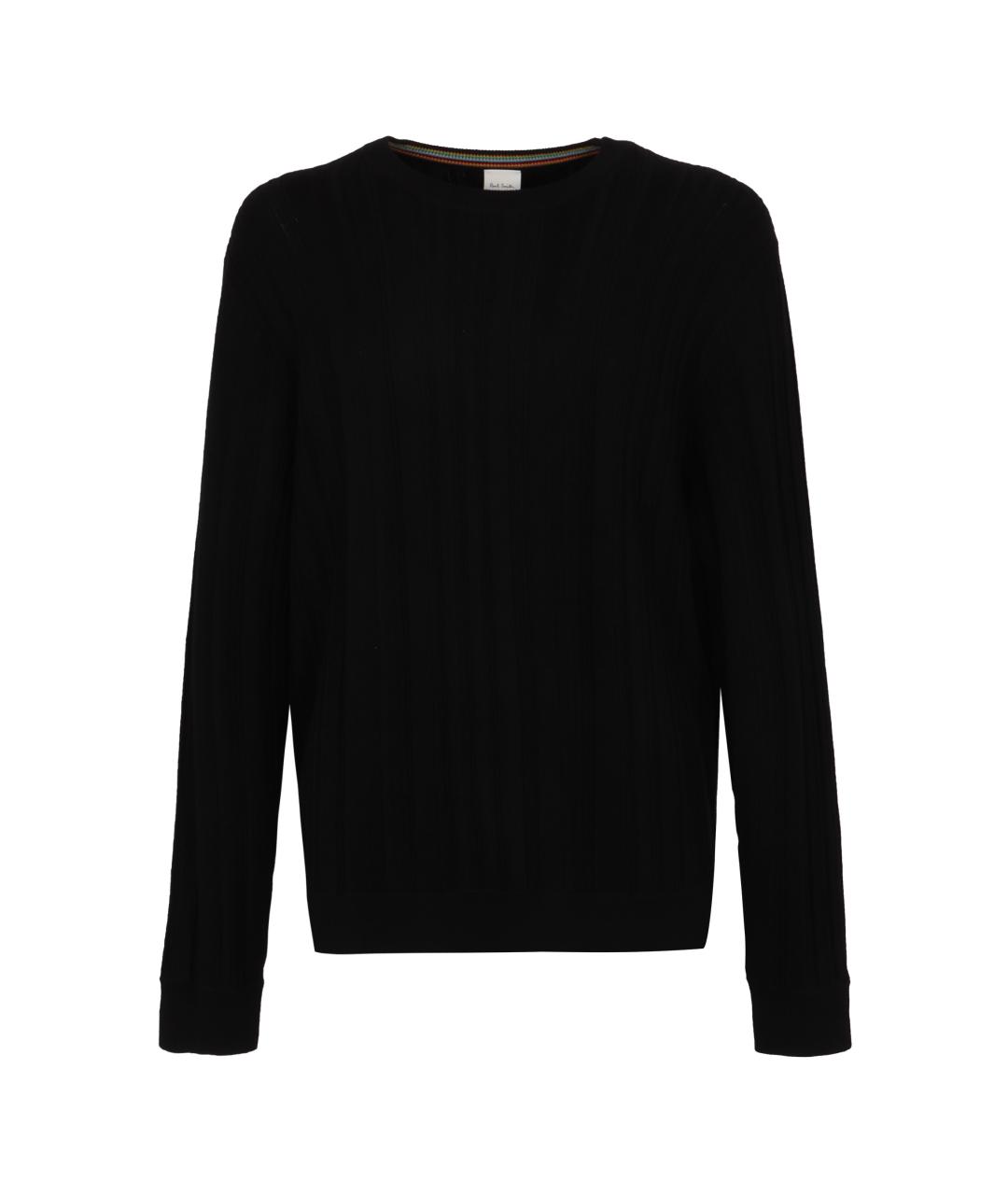 PAUL SMITH Черный шерстяной джемпер / свитер, фото 1