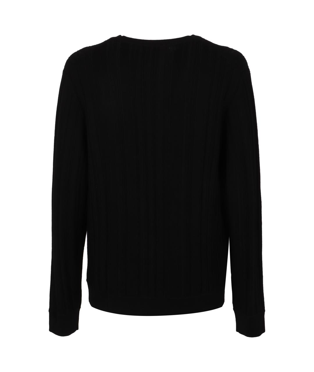 PAUL SMITH Черный шерстяной джемпер / свитер, фото 2