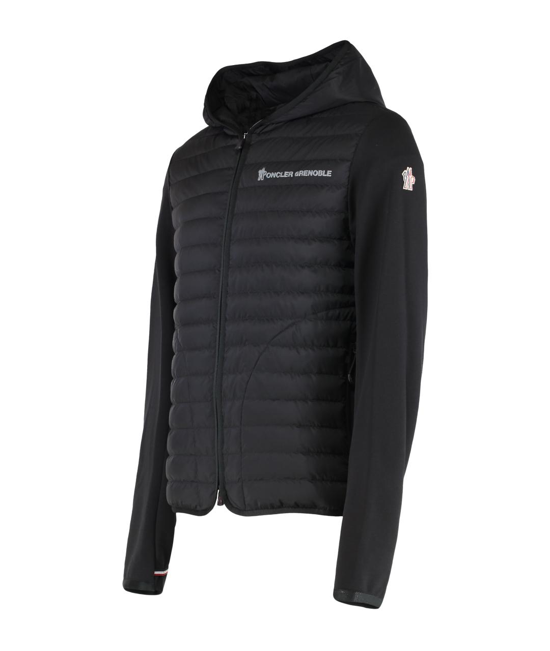 MONCLER GRENOBLE Черная хлопковая куртка, фото 3