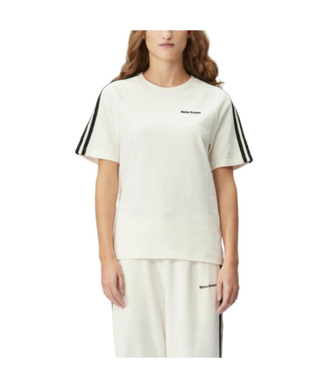 ADIDAS Белая футболка, фото 3