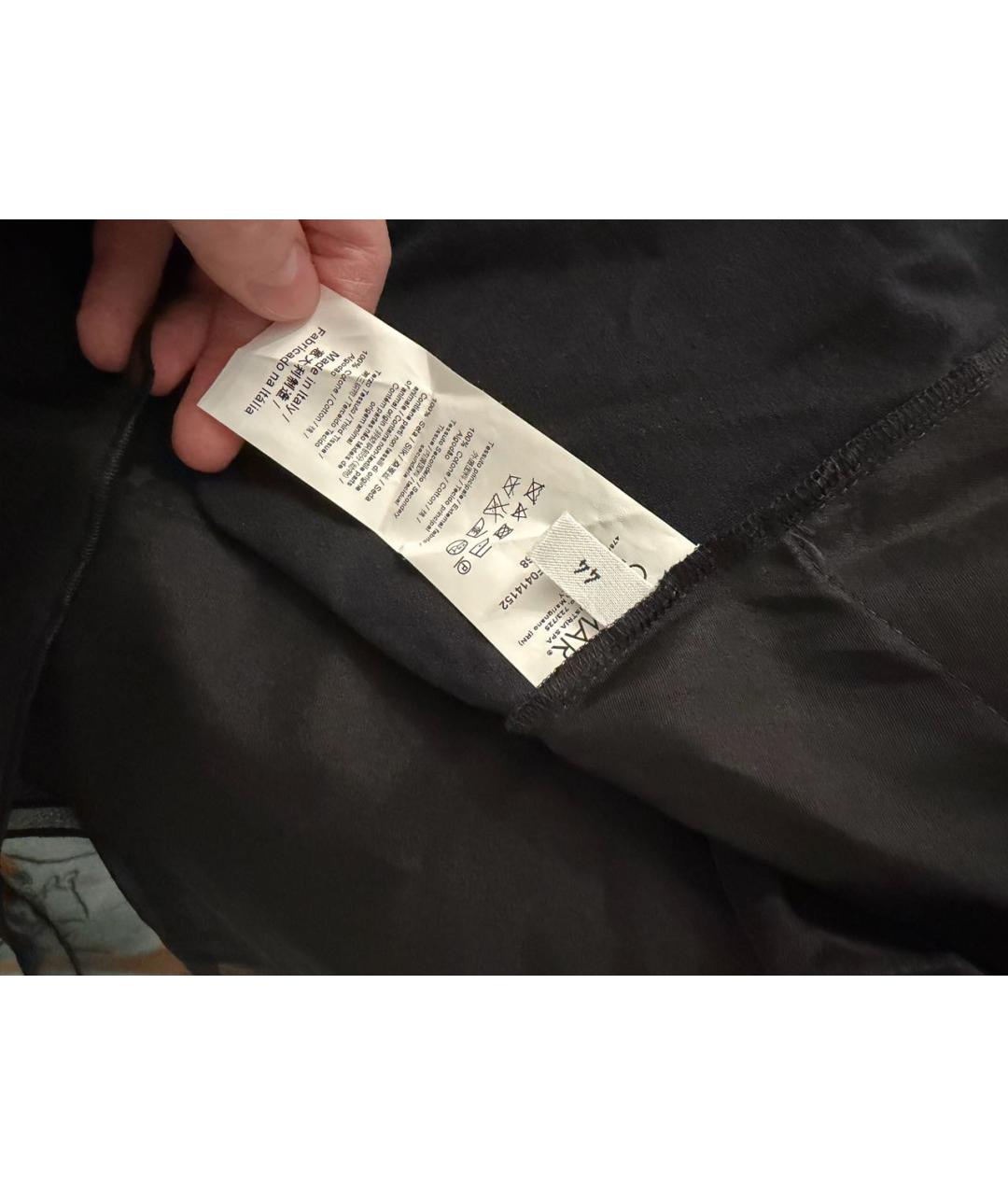 NO. 21 Черная хлопковая майка, фото 3