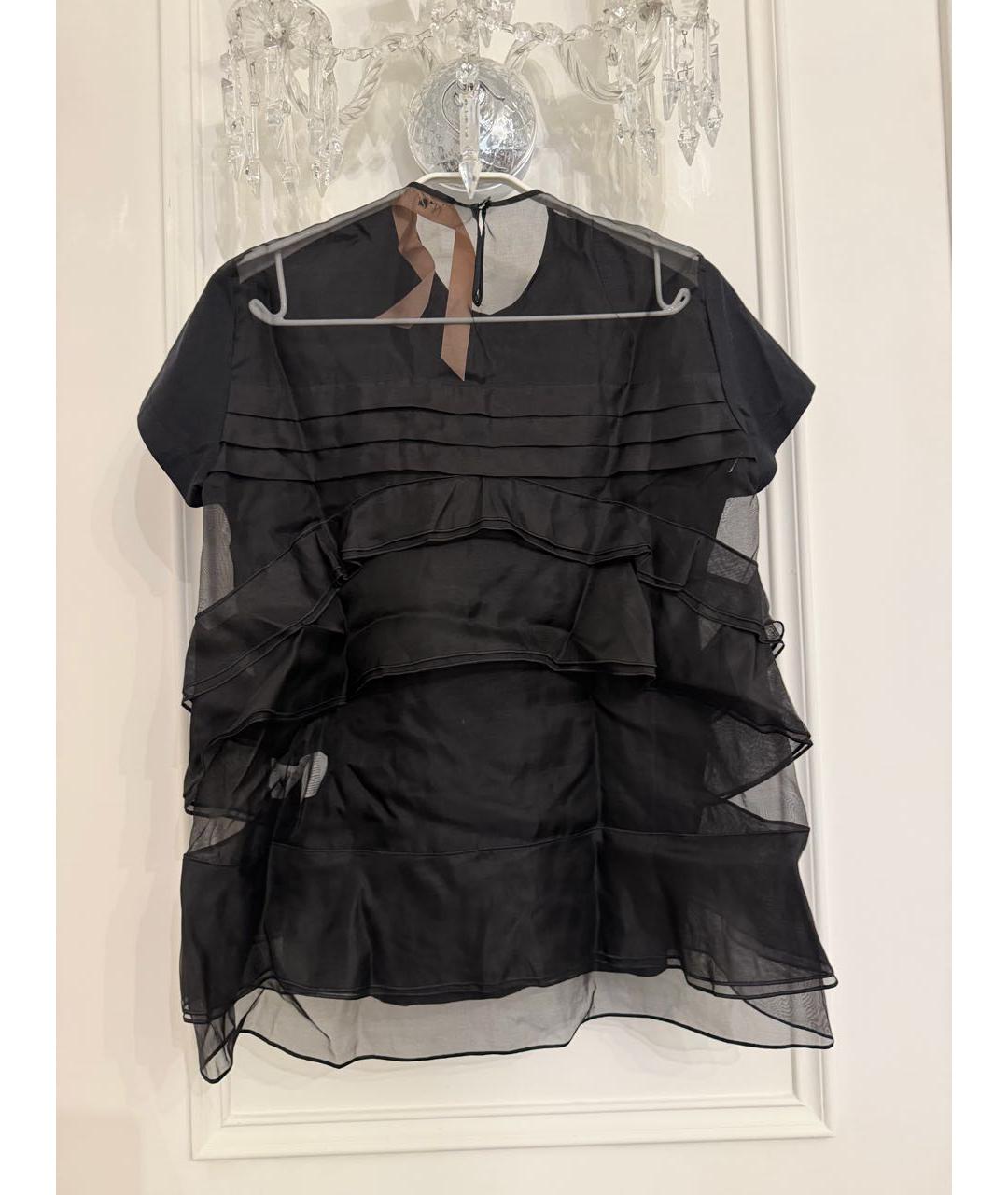 NO. 21 Черная хлопковая майка, фото 2