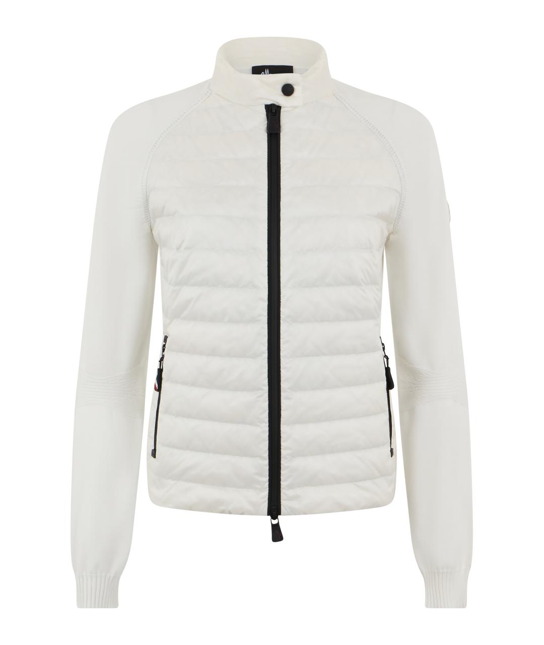 MONCLER GRENOBLE Белая полиамидовая куртка, фото 1