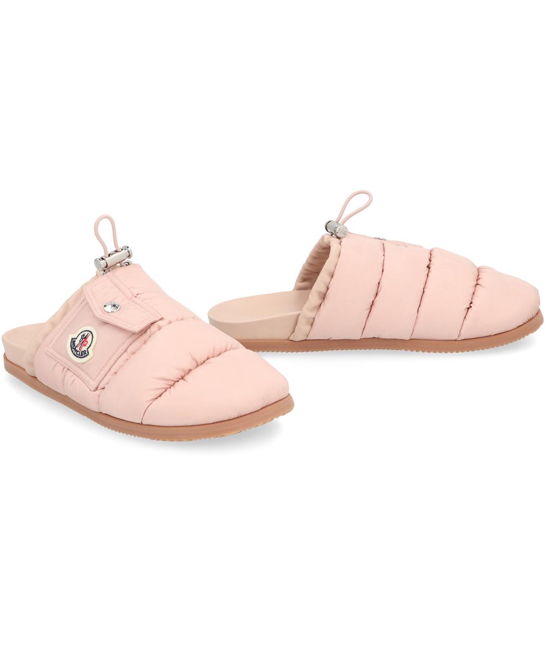 MONCLER Розовые синтетические сандалии, фото 3