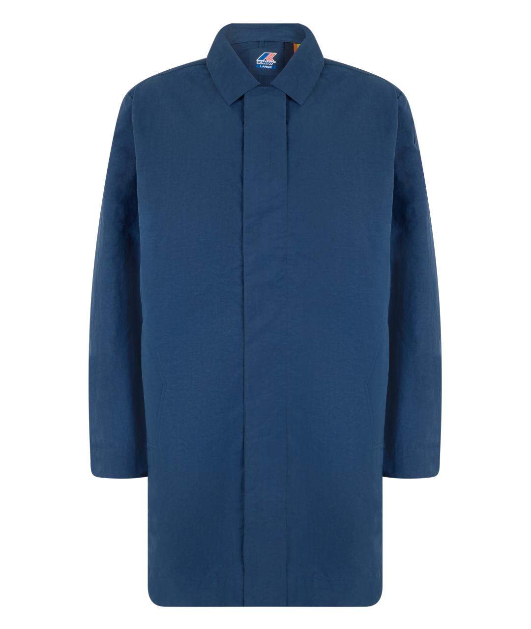 K-WAY Синее хлопковое пальто, фото 1