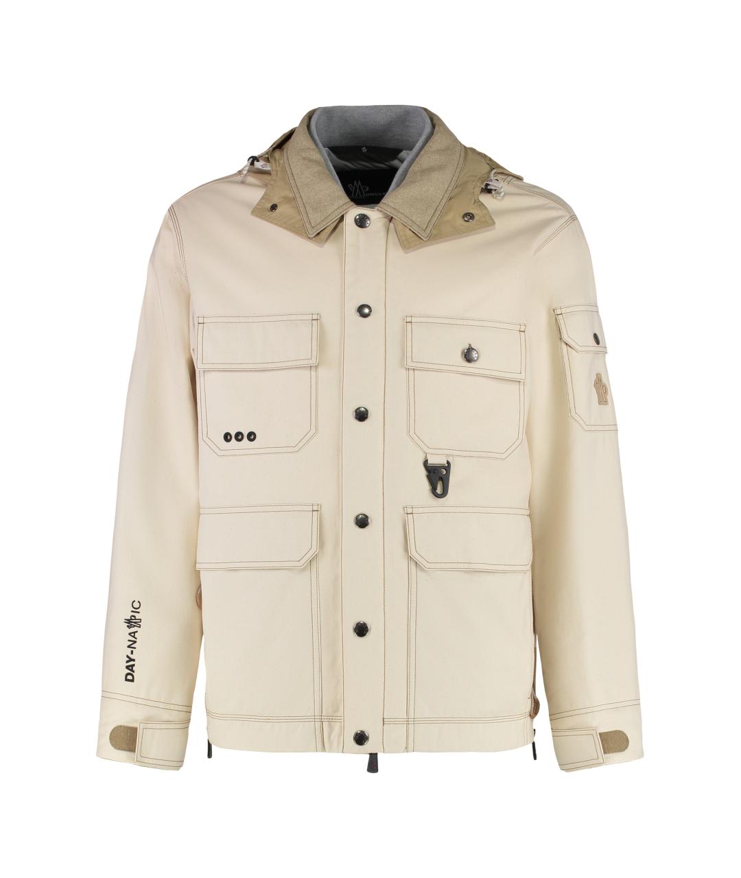 MONCLER GRENOBLE Бежевая хлопковая куртка, фото 1