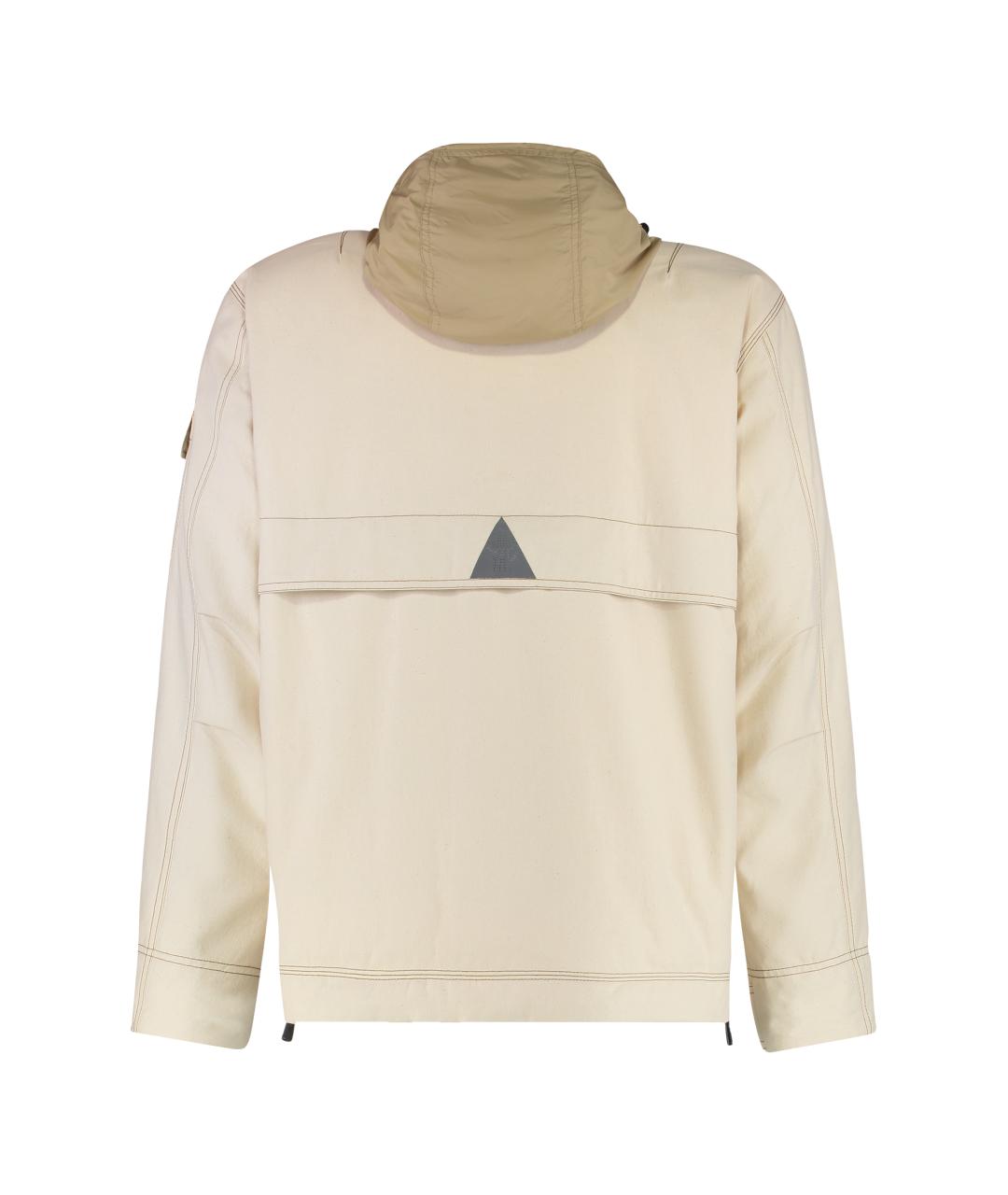 MONCLER GRENOBLE Бежевая хлопковая куртка, фото 2