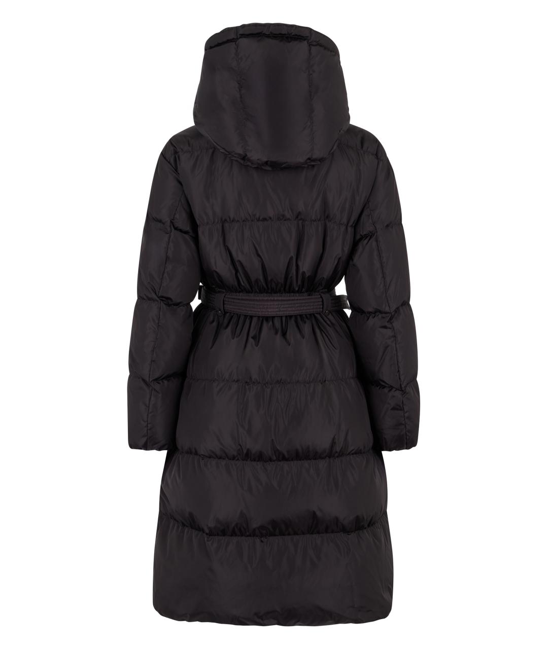 MONCLER Черный полиамидовый пуховик, фото 2