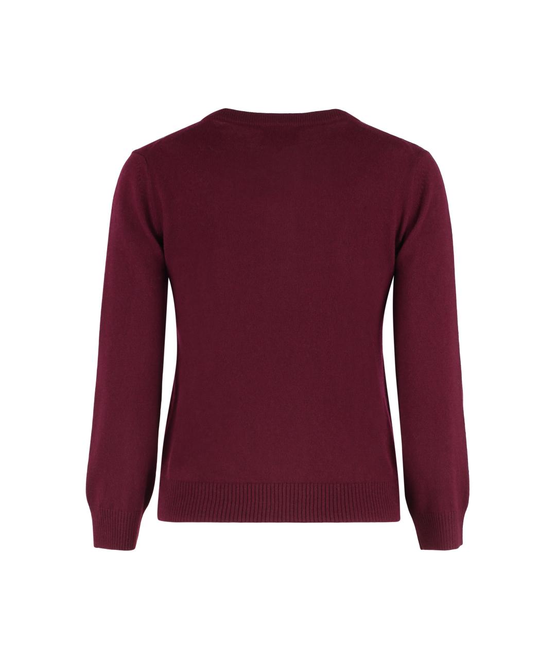 GANNI Бордовый шерстяной кардиган, фото 2