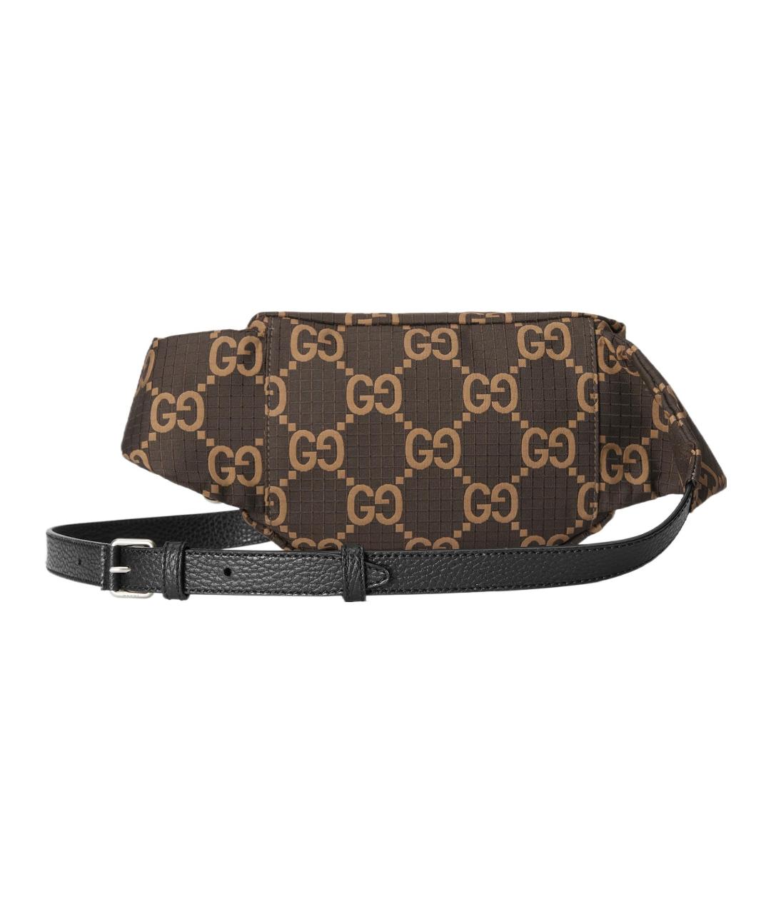 GUCCI Коричневая поясная сумка, фото 4