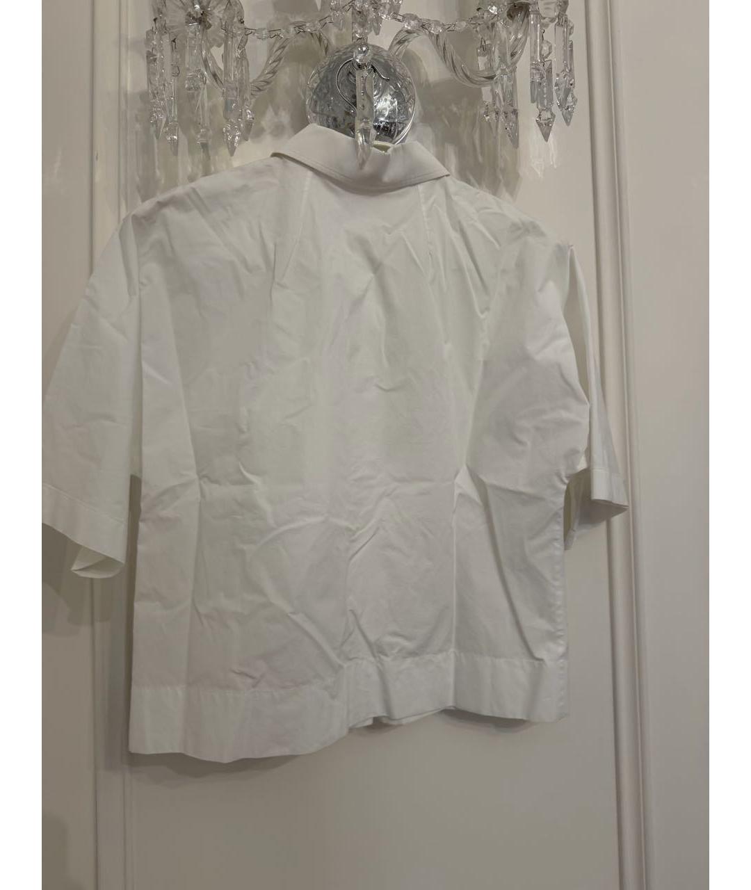 DOLCE&GABBANA Белая хлопковая рубашка, фото 2