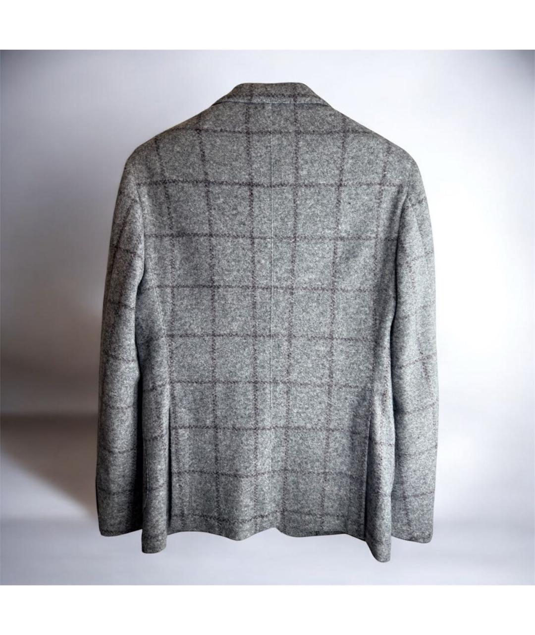 L.B.M. 1911 Серый шерстяной пиджак, фото 5