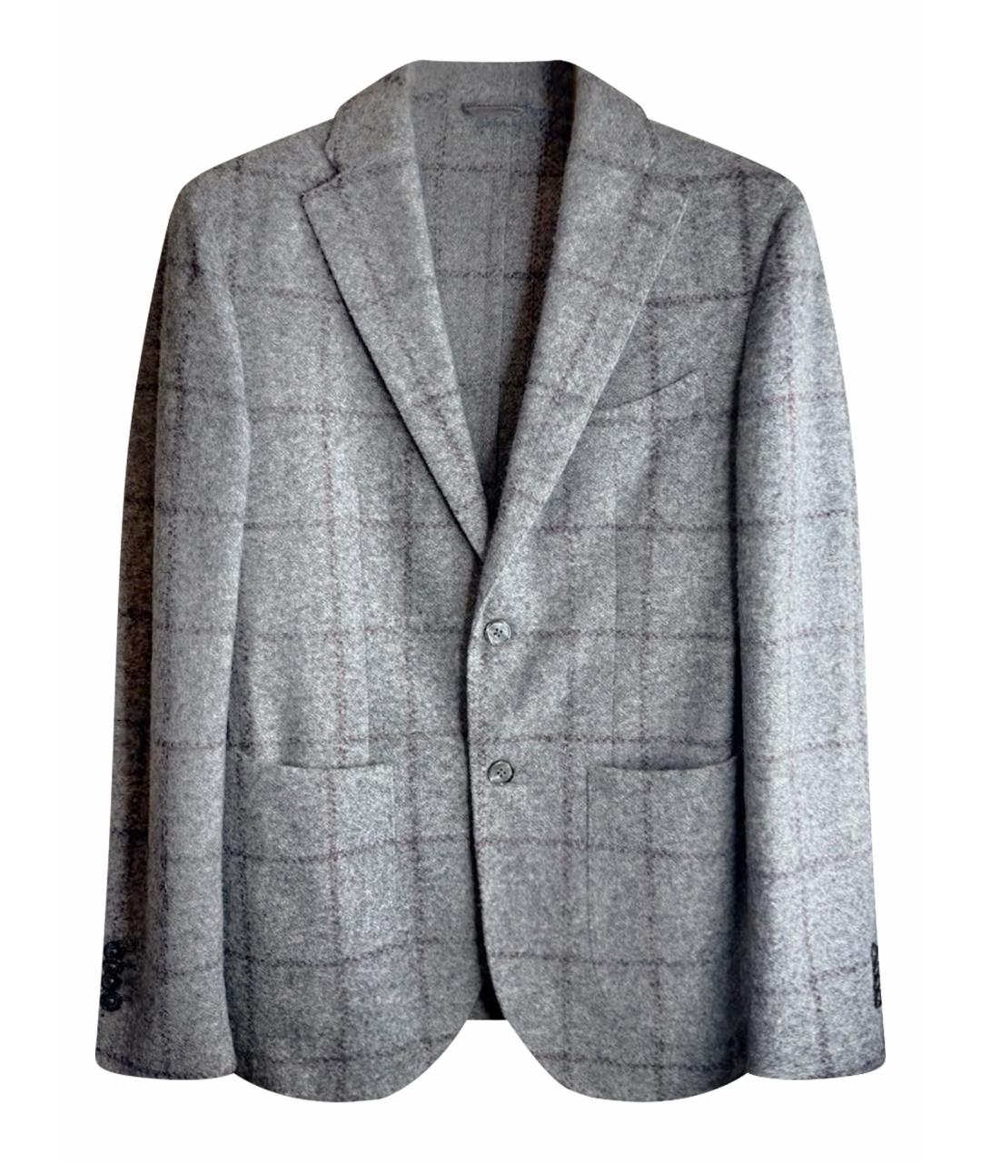 L.B.M. 1911 Серый шерстяной пиджак, фото 1