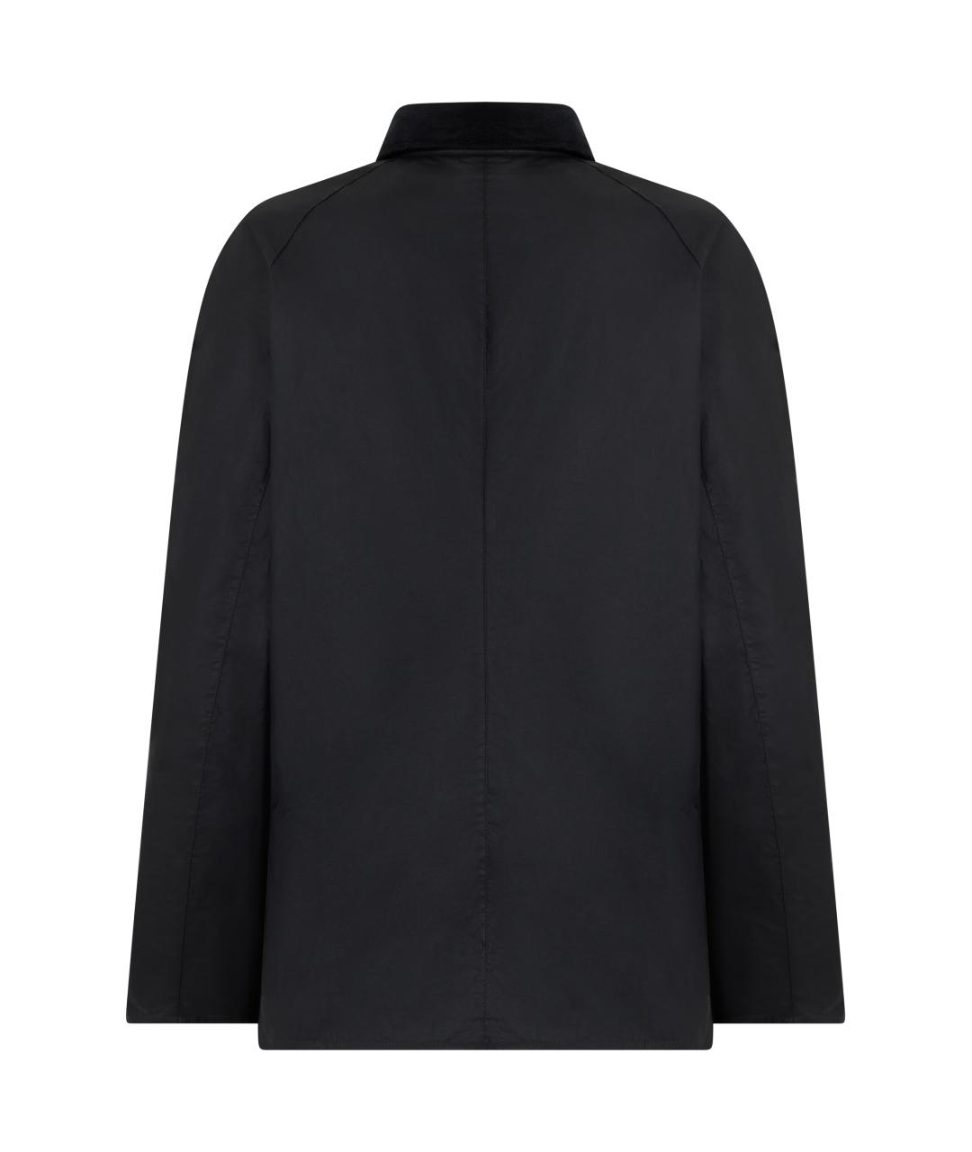 BARBOUR Черная хлопковая куртка, фото 2