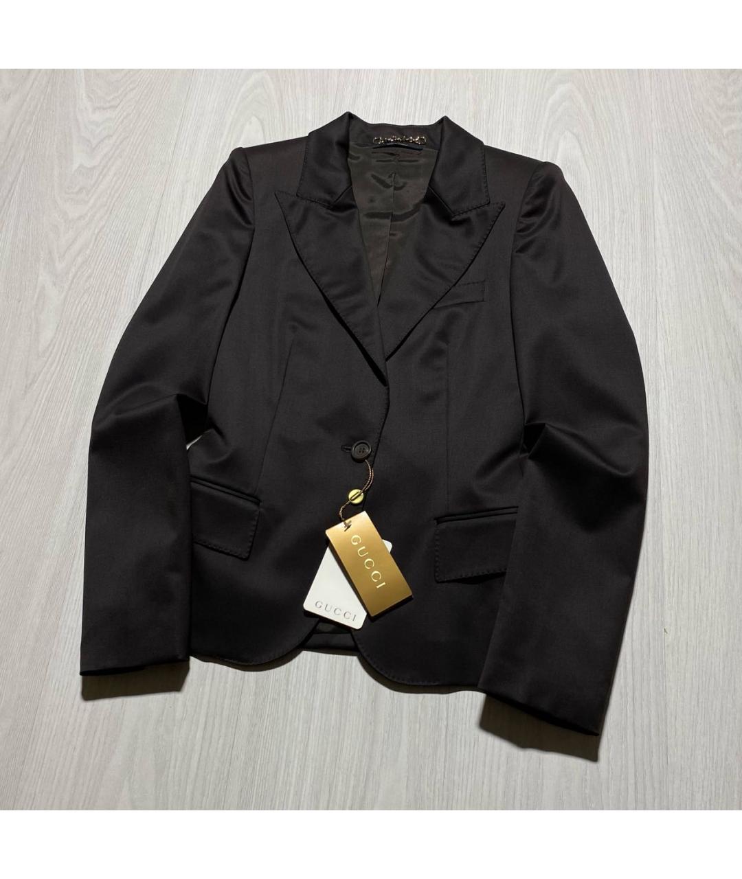 GUCCI Коричневый жакет/пиджак, фото 2