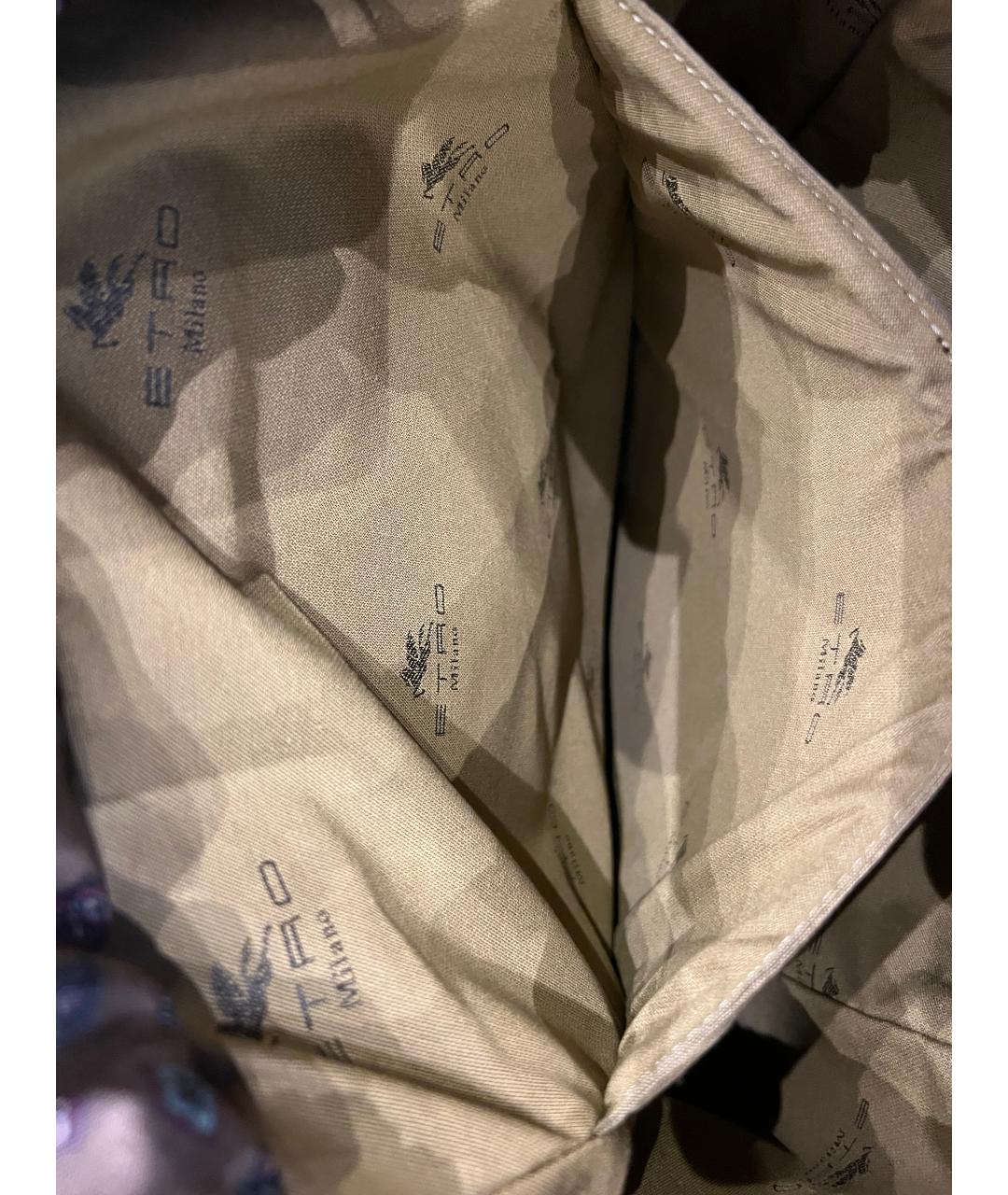 ETRO Серый рюкзак из искусственной кожи, фото 7