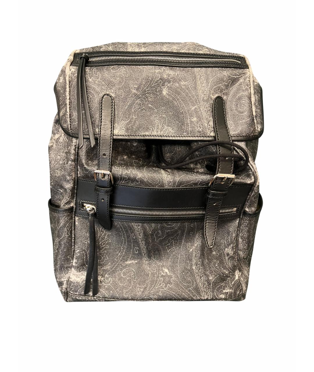 ETRO Серый рюкзак из искусственной кожи, фото 1