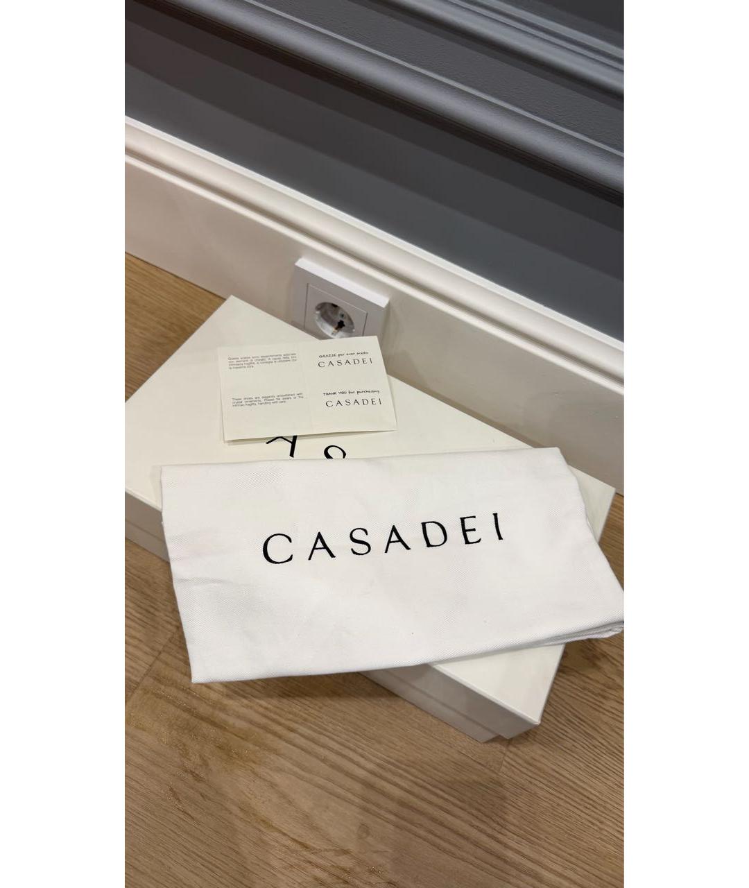 CASADEI Черные резиновые шлепанцы, фото 7