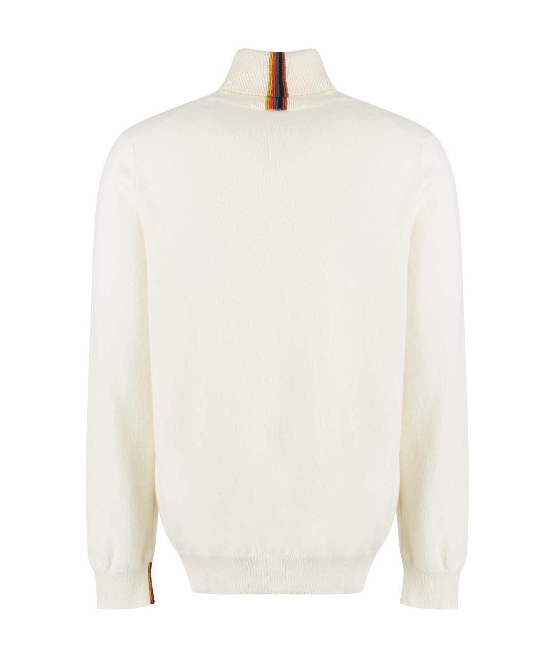 PAUL SMITH Белая кашемировая водолазка, фото 2