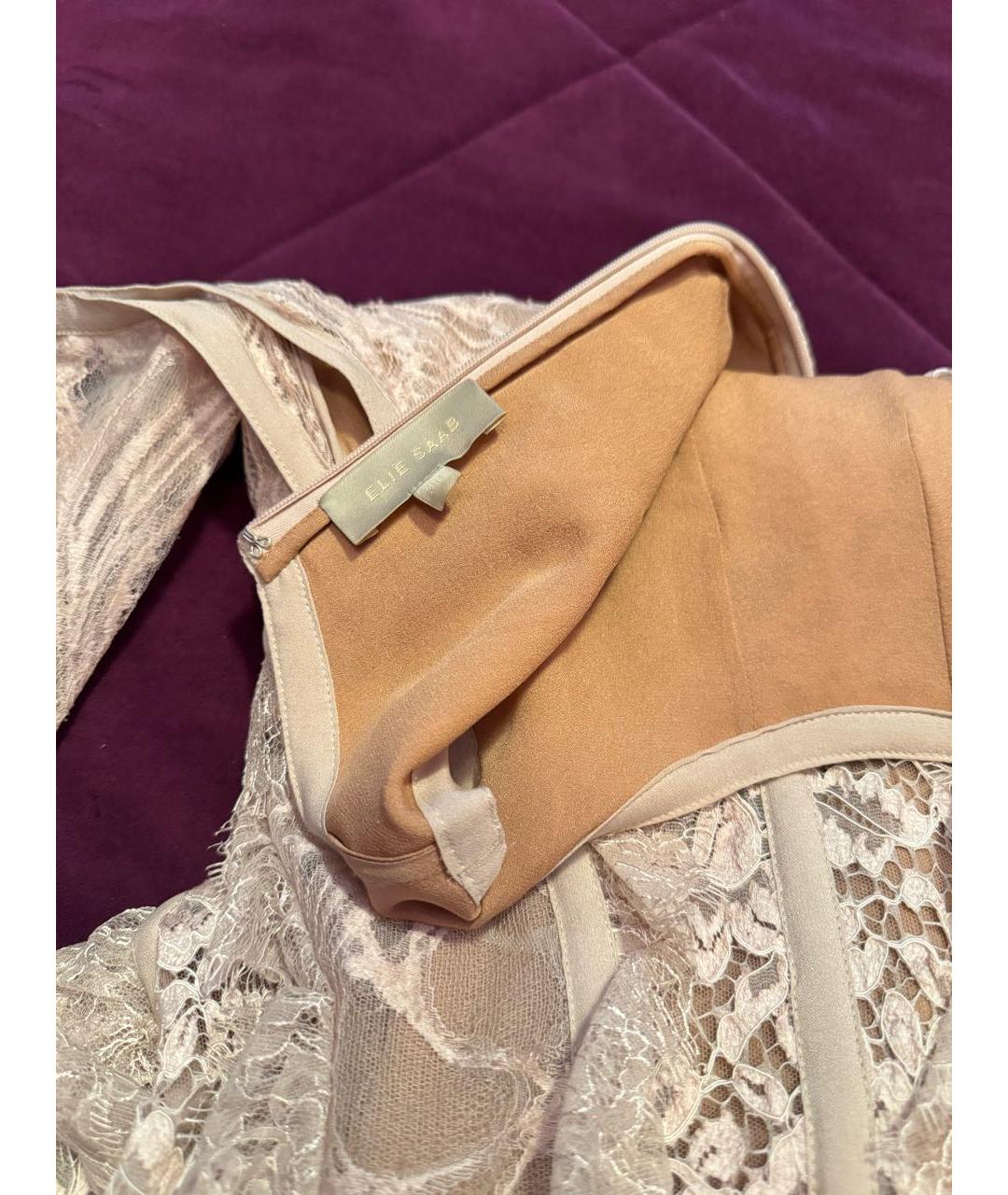 ELIE SAAB Бежевое вечернее платье, фото 3