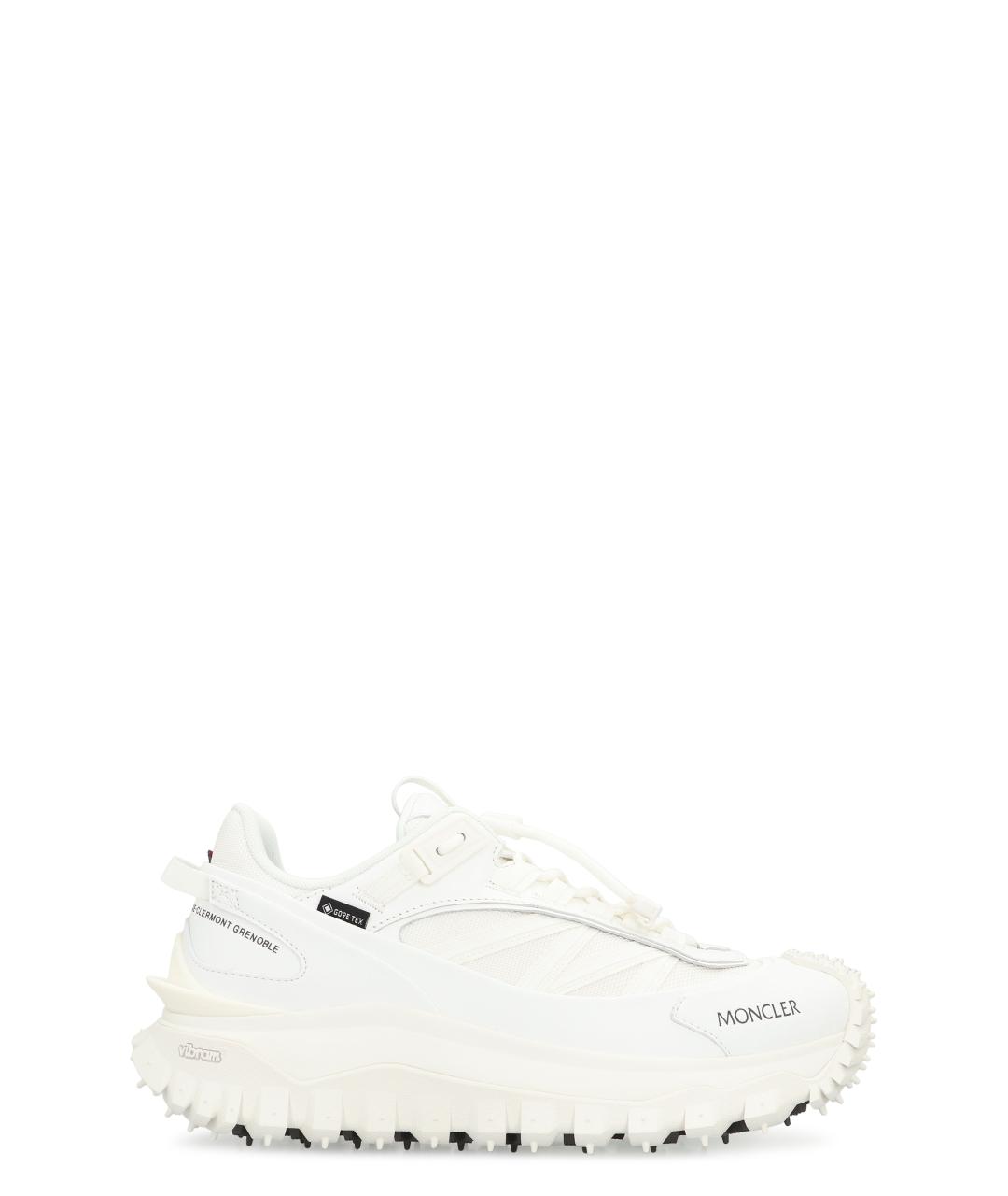 MONCLER Белые синтетические кроссовки, фото 1