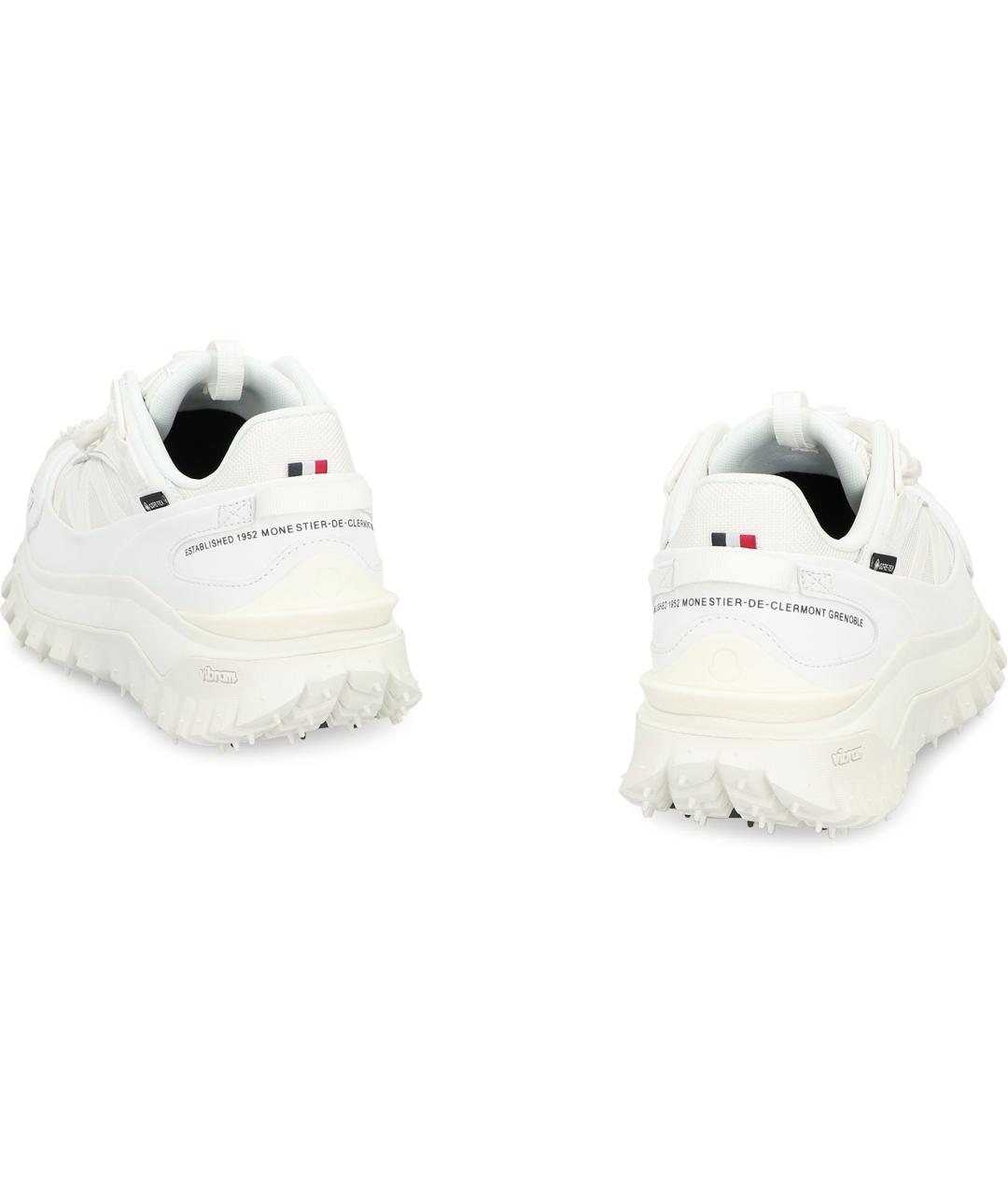 MONCLER Белые синтетические кроссовки, фото 4